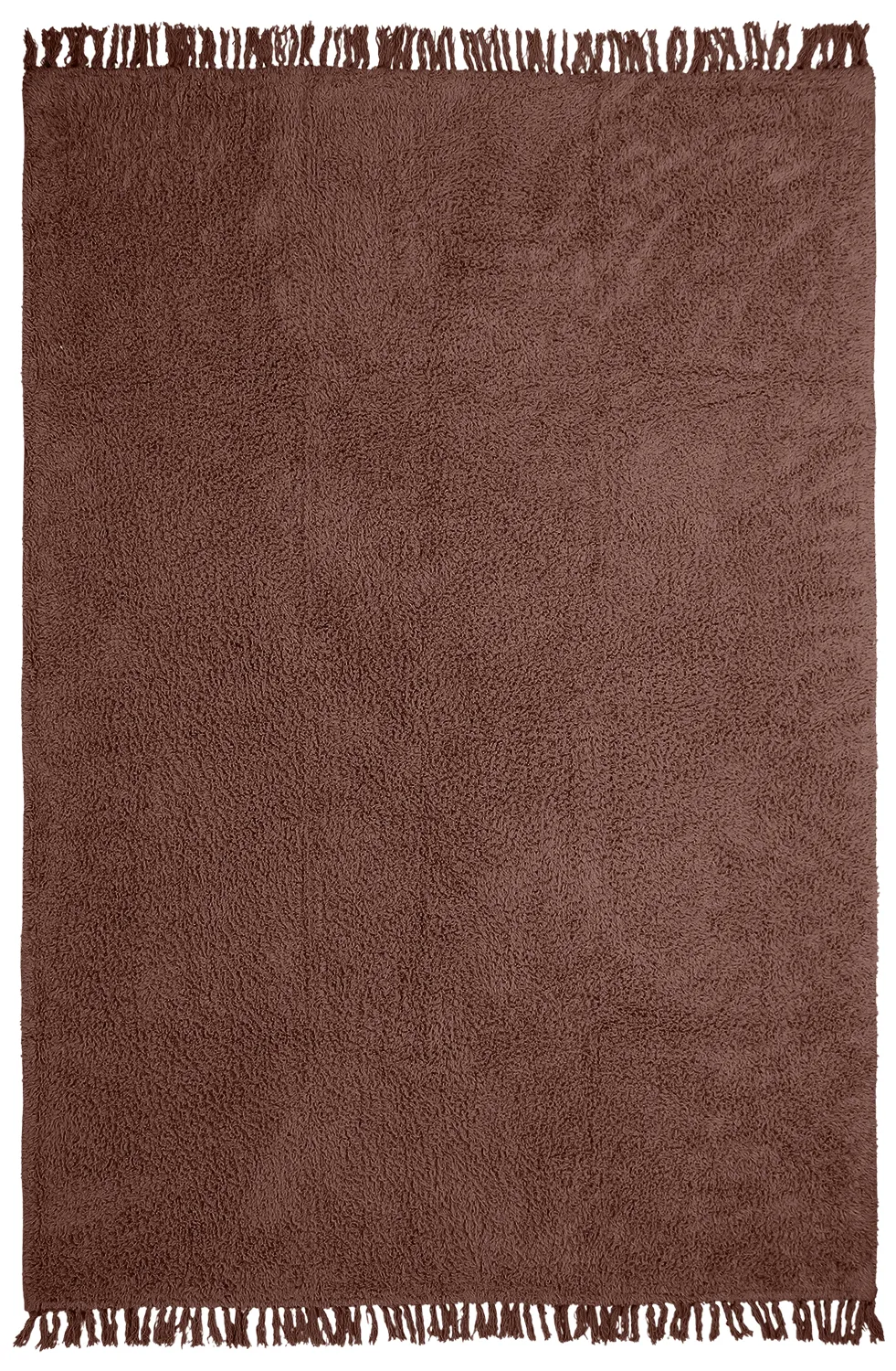Shaggy rugs - Alba Natural Cotton Shaggy (brown)