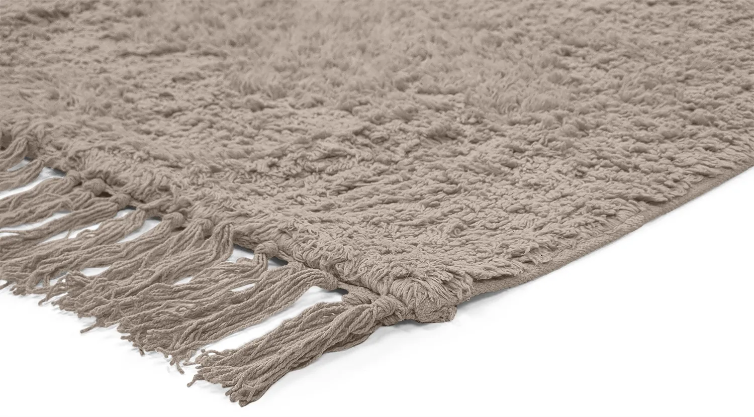 Shaggy rugs - Alba Natural Cotton Shaggy (taupe)