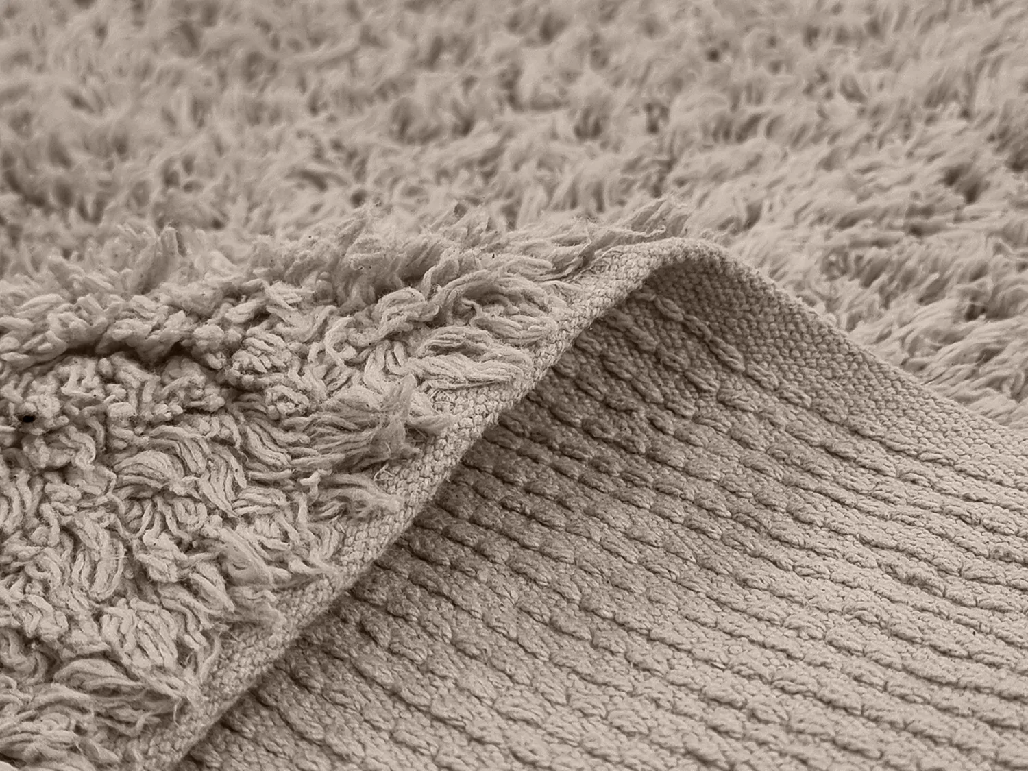 Shaggy rugs - Alba Natural Cotton Shaggy (taupe)