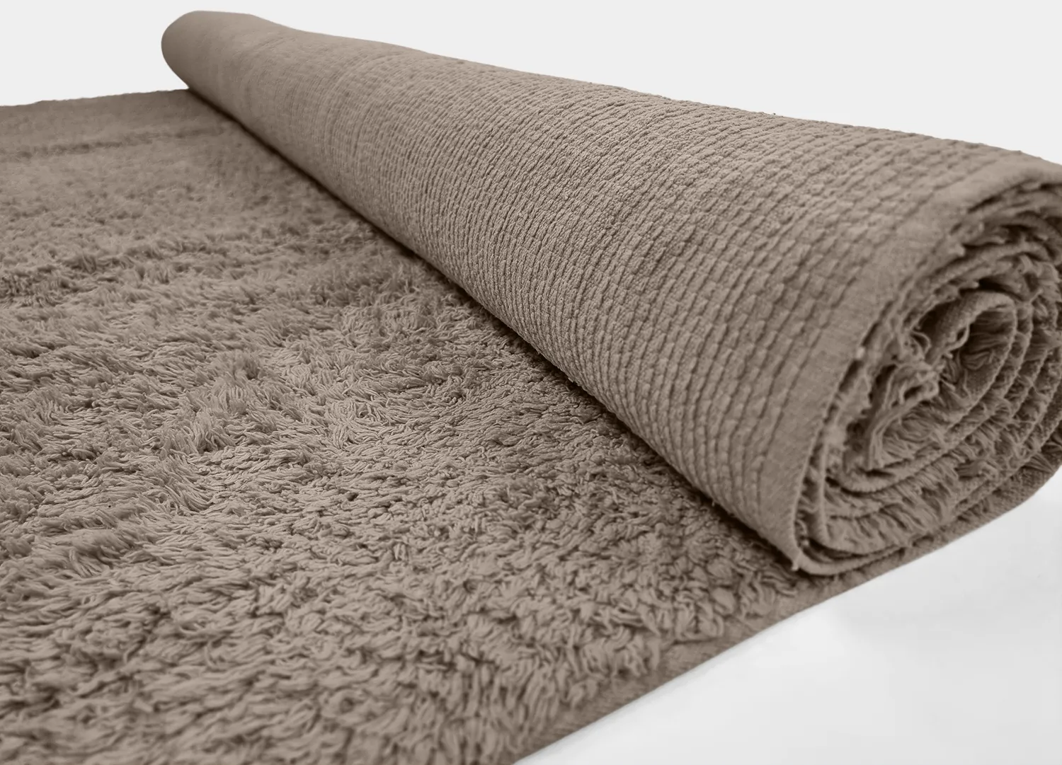 Shaggy rugs - Alba Natural Cotton Shaggy (taupe)