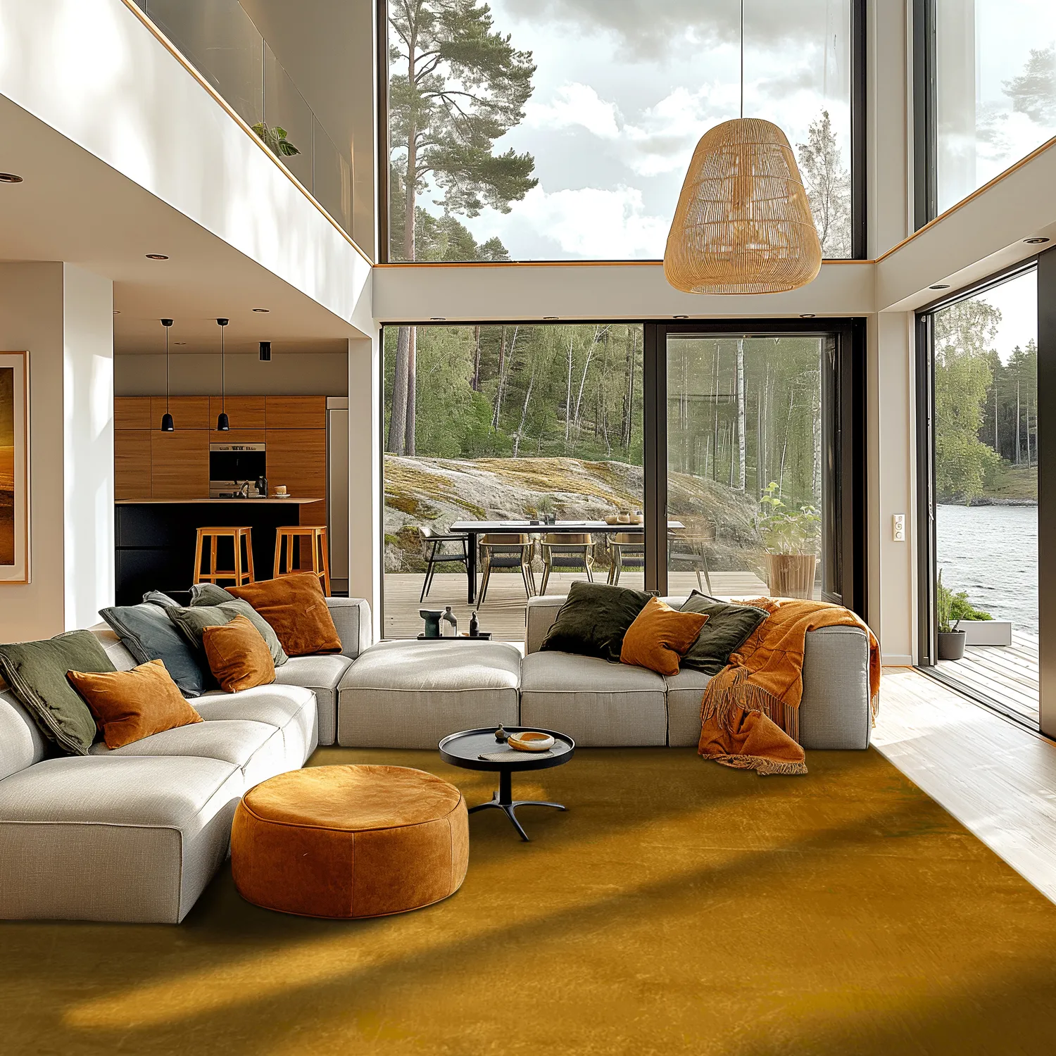 Wilton rug - Artena (ochre)