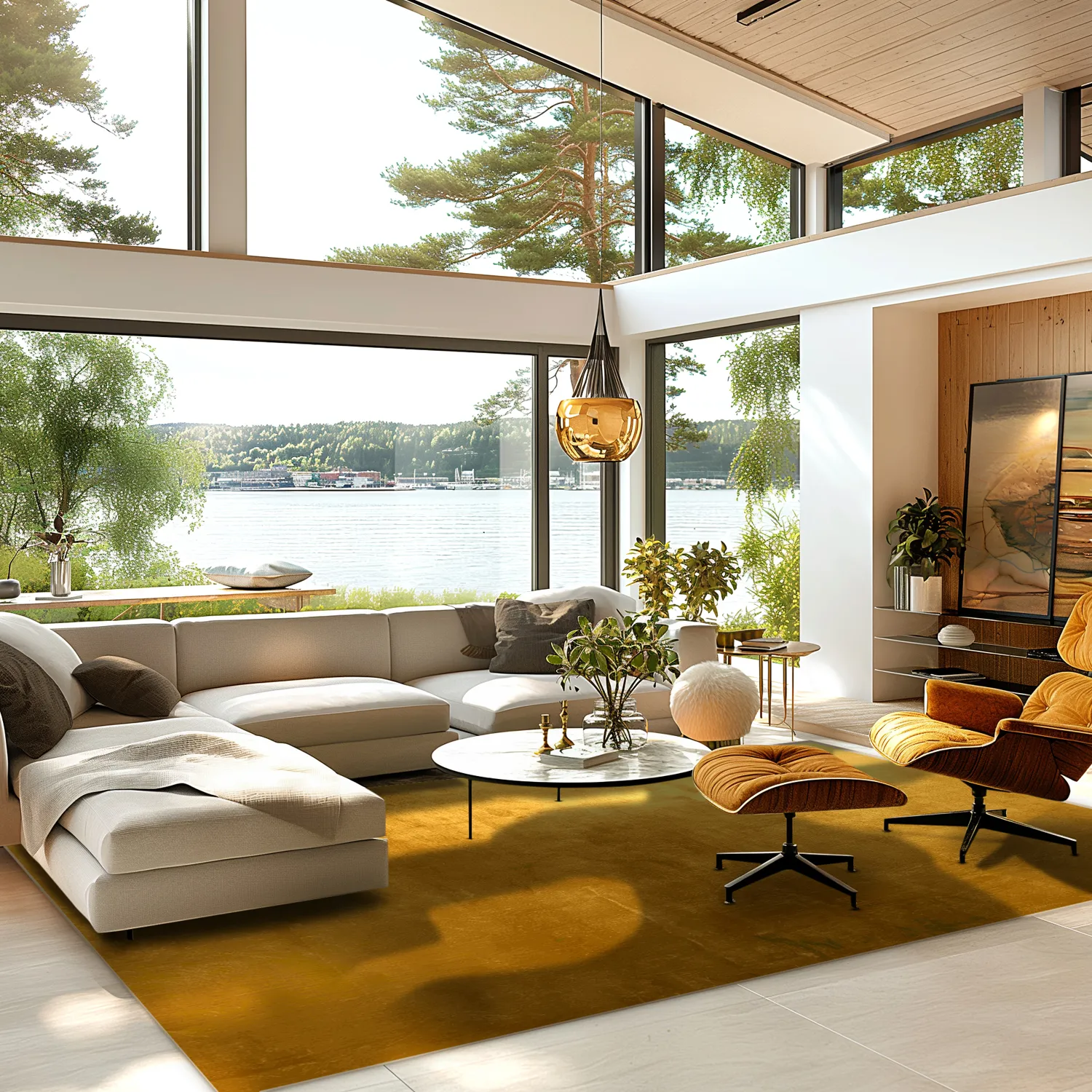Wilton rug - Artena (ochre)
