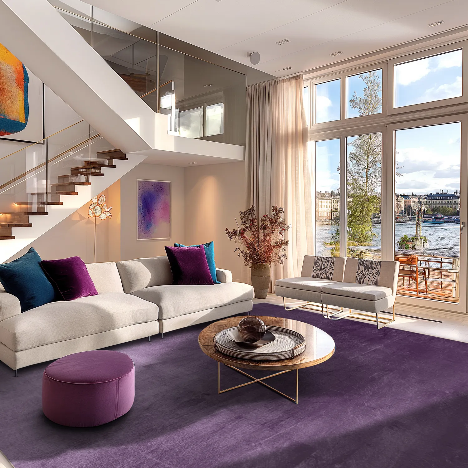 Wilton rug - Artena (purple)