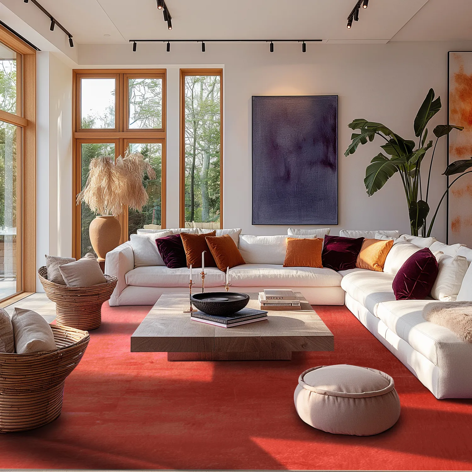 Wilton rug - Artena (red)