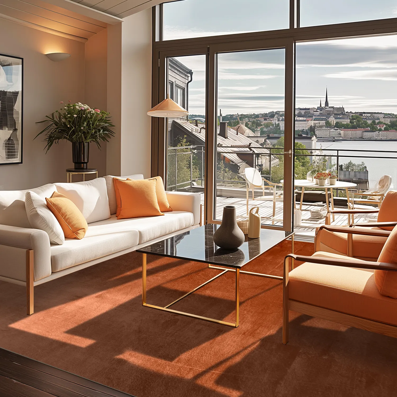 Wilton rug - Artena (terracotta)