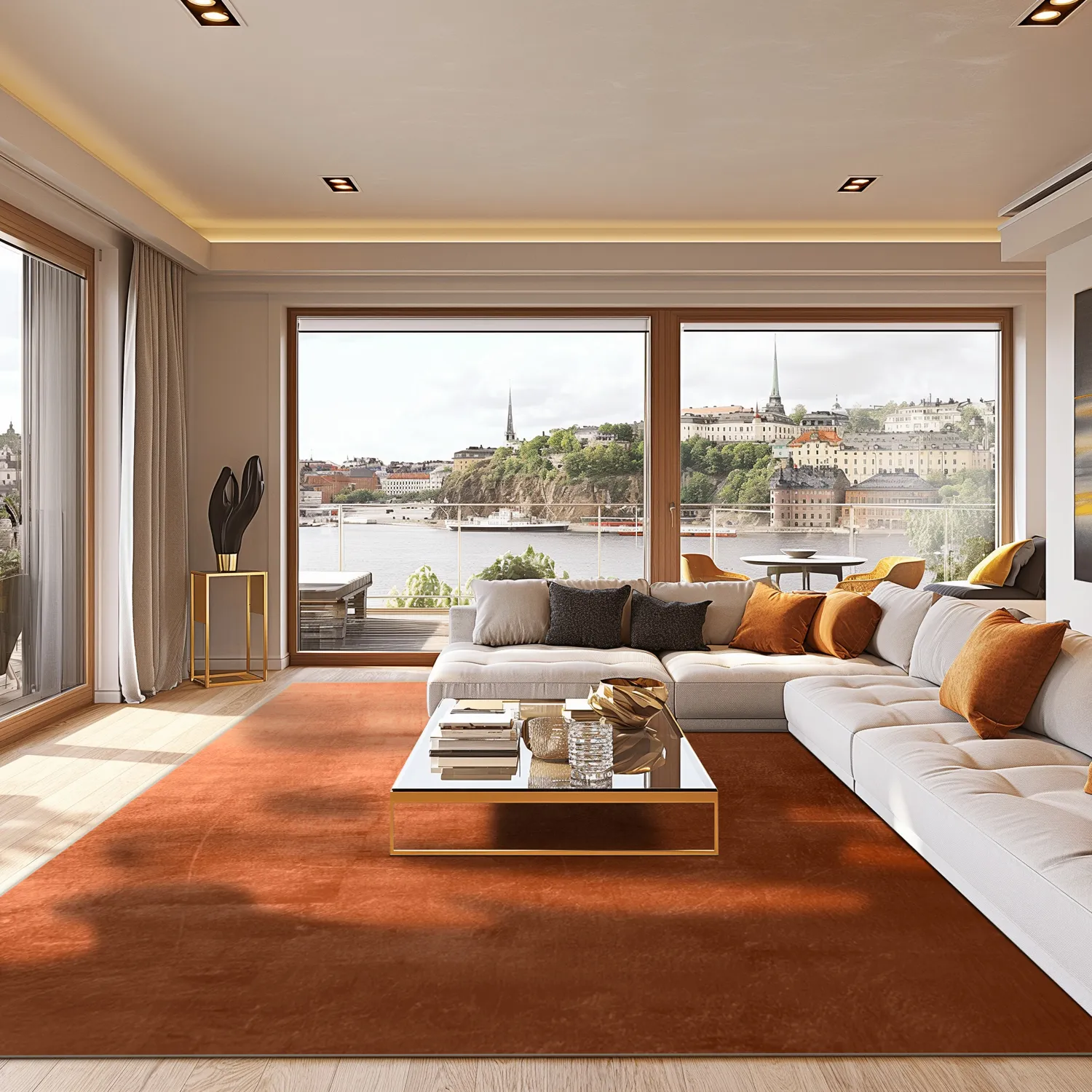 Wilton rug - Artena (terracotta)