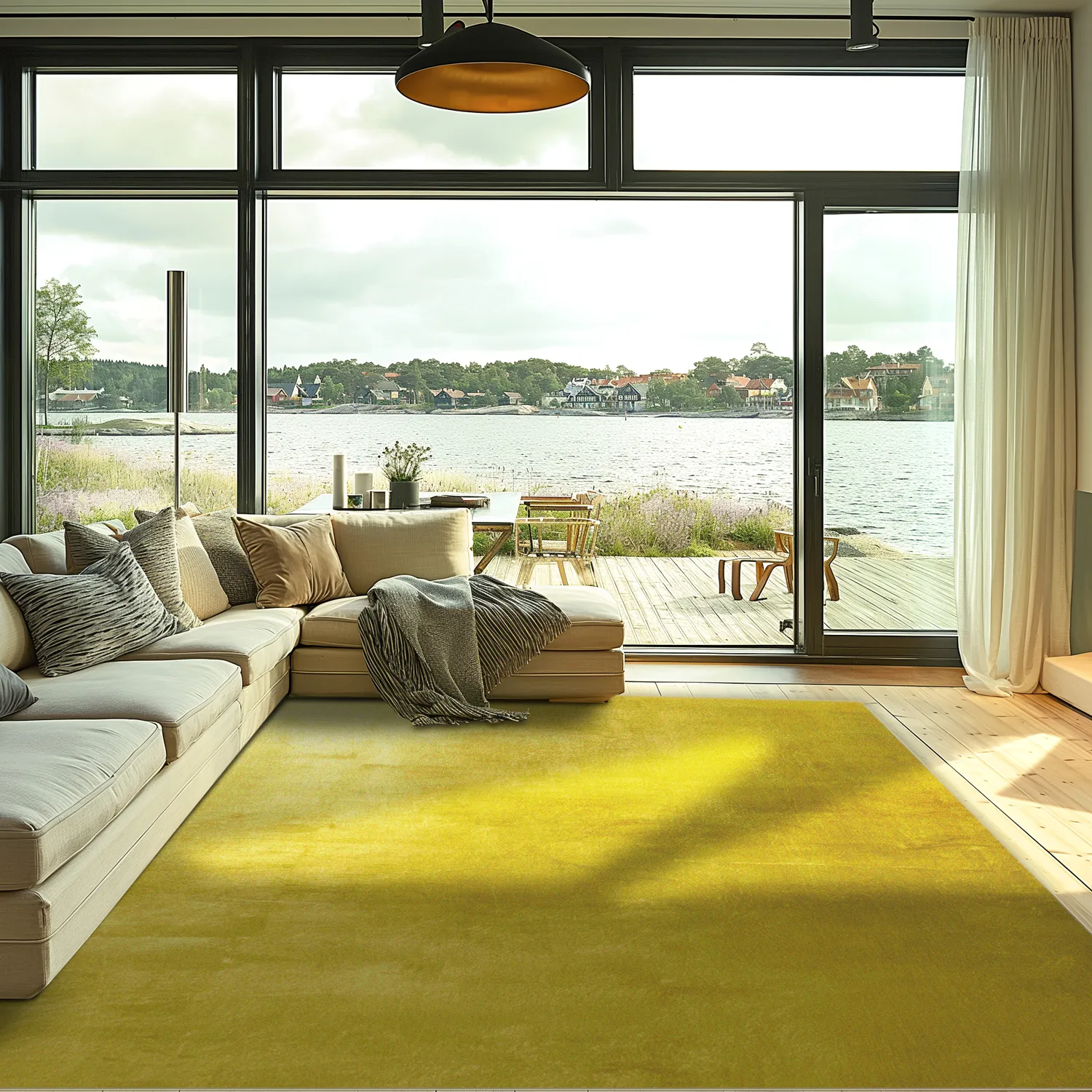 Wilton rug - Artena (yellow)