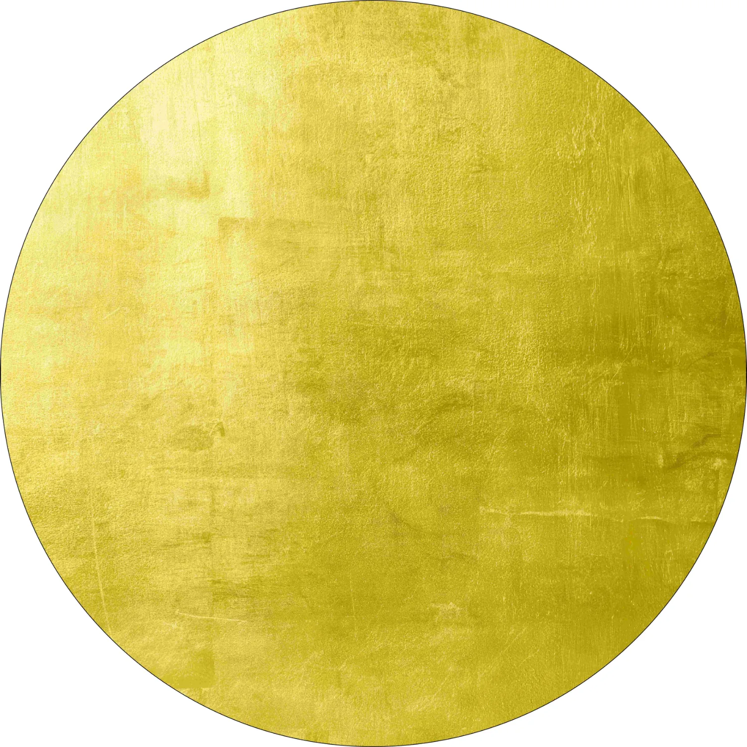Round rug - Artena (yellow)