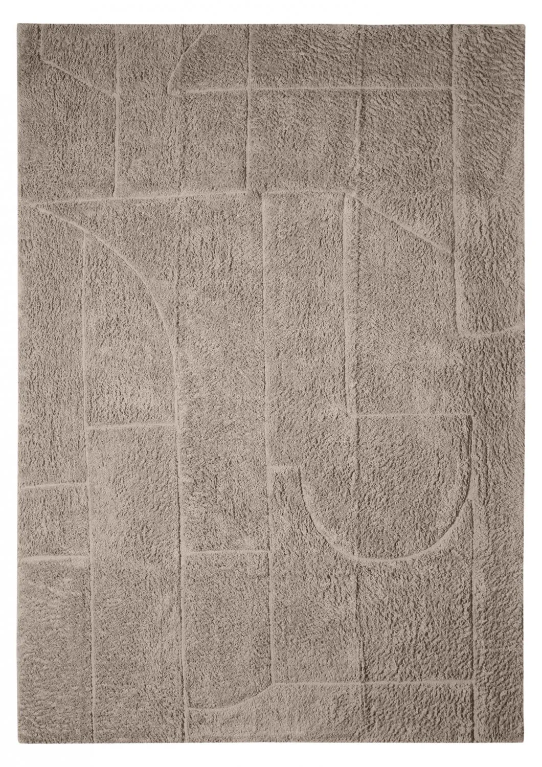 Shaggy rugs - Cremona Natural Cotton Shaggy (taupe)