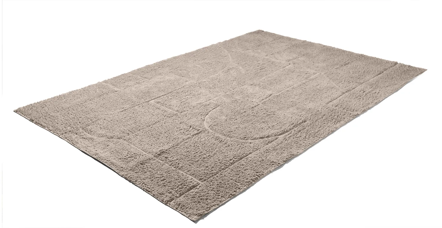 Shaggy rugs - Cremona Natural Cotton Shaggy (taupe)