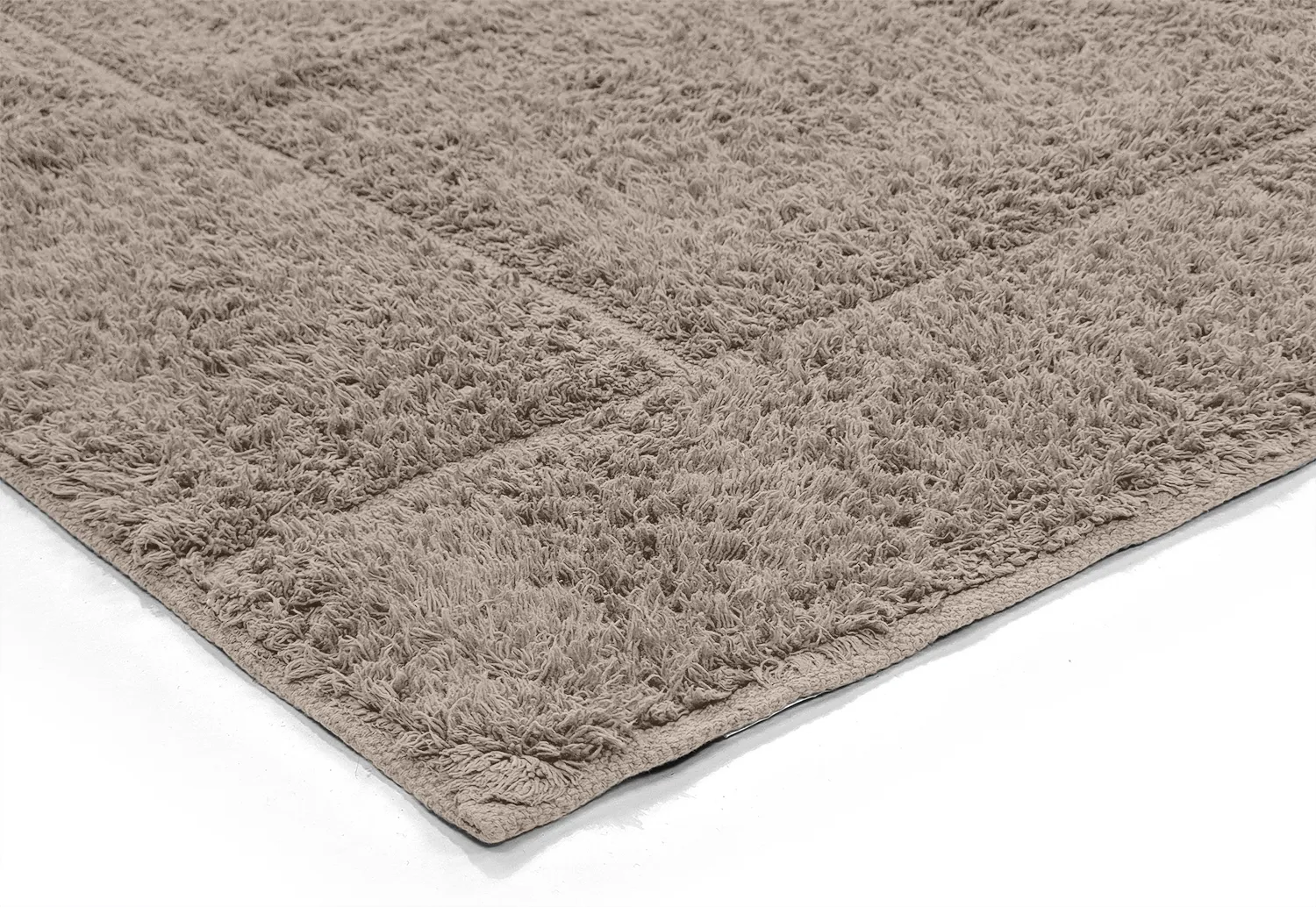 Shaggy rugs - Cremona Natural Cotton Shaggy (taupe)