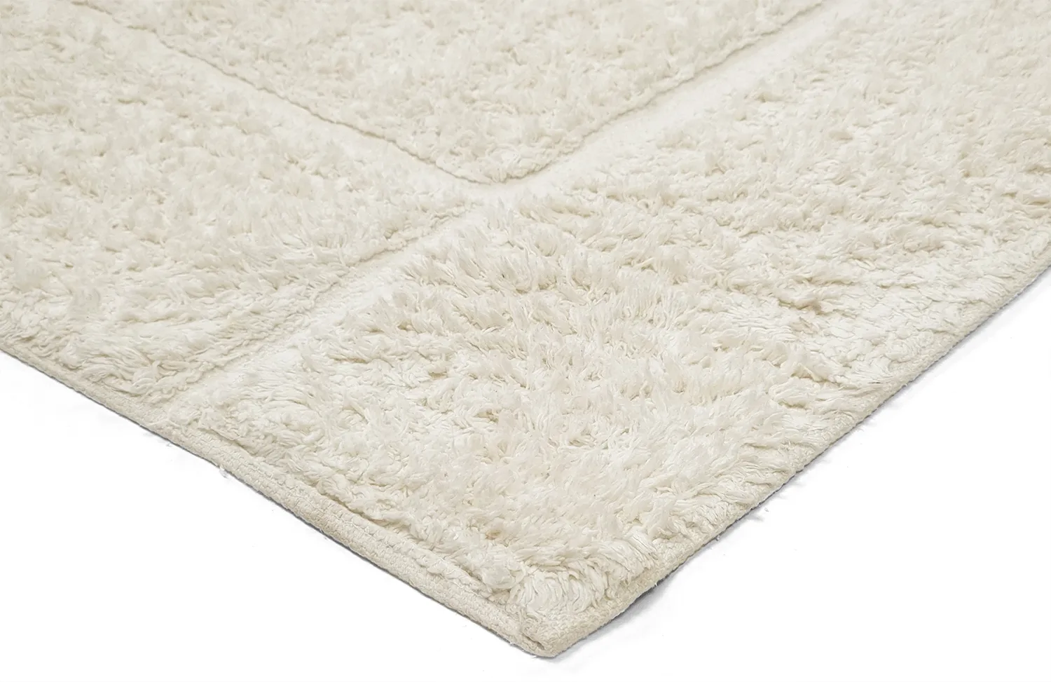 Shaggy rugs - Cremona Natural Cotton Shaggy (offwhite)