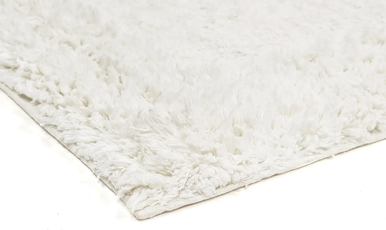 Shaggy rugs - Ebba Natural Cotton Shaggy (offwhite)