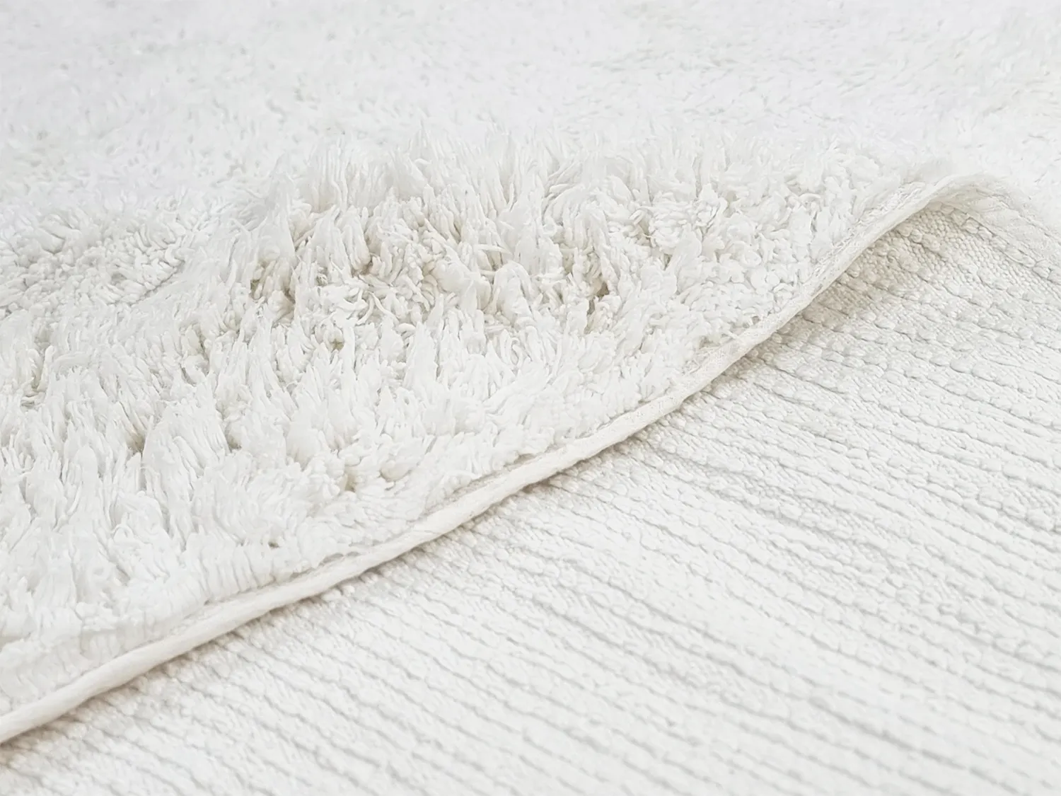 Shaggy rugs - Ebba Natural Cotton Shaggy (offwhite)