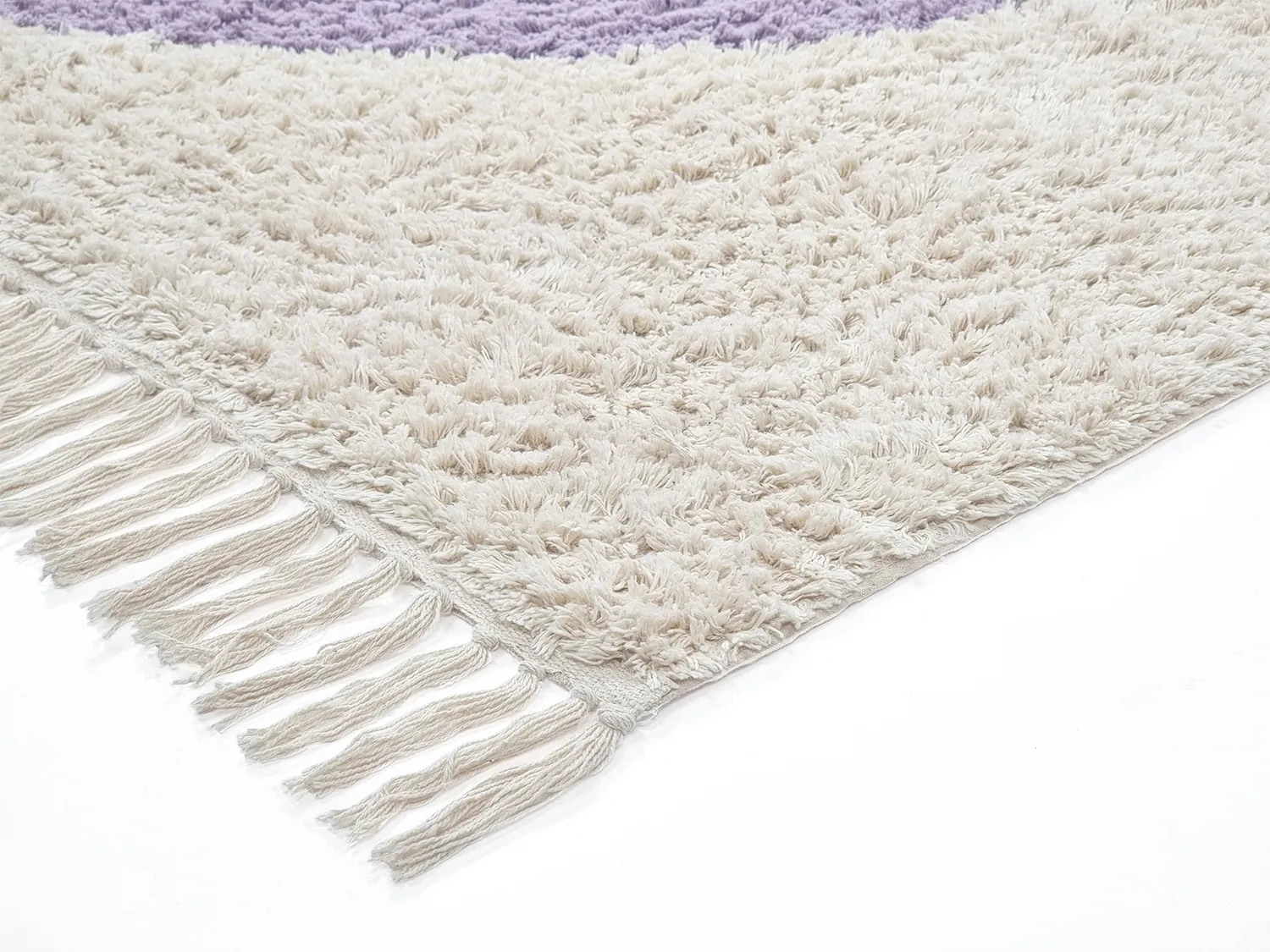 Shaggy rugs - Londa Natural Cotton Shaggy (multi)