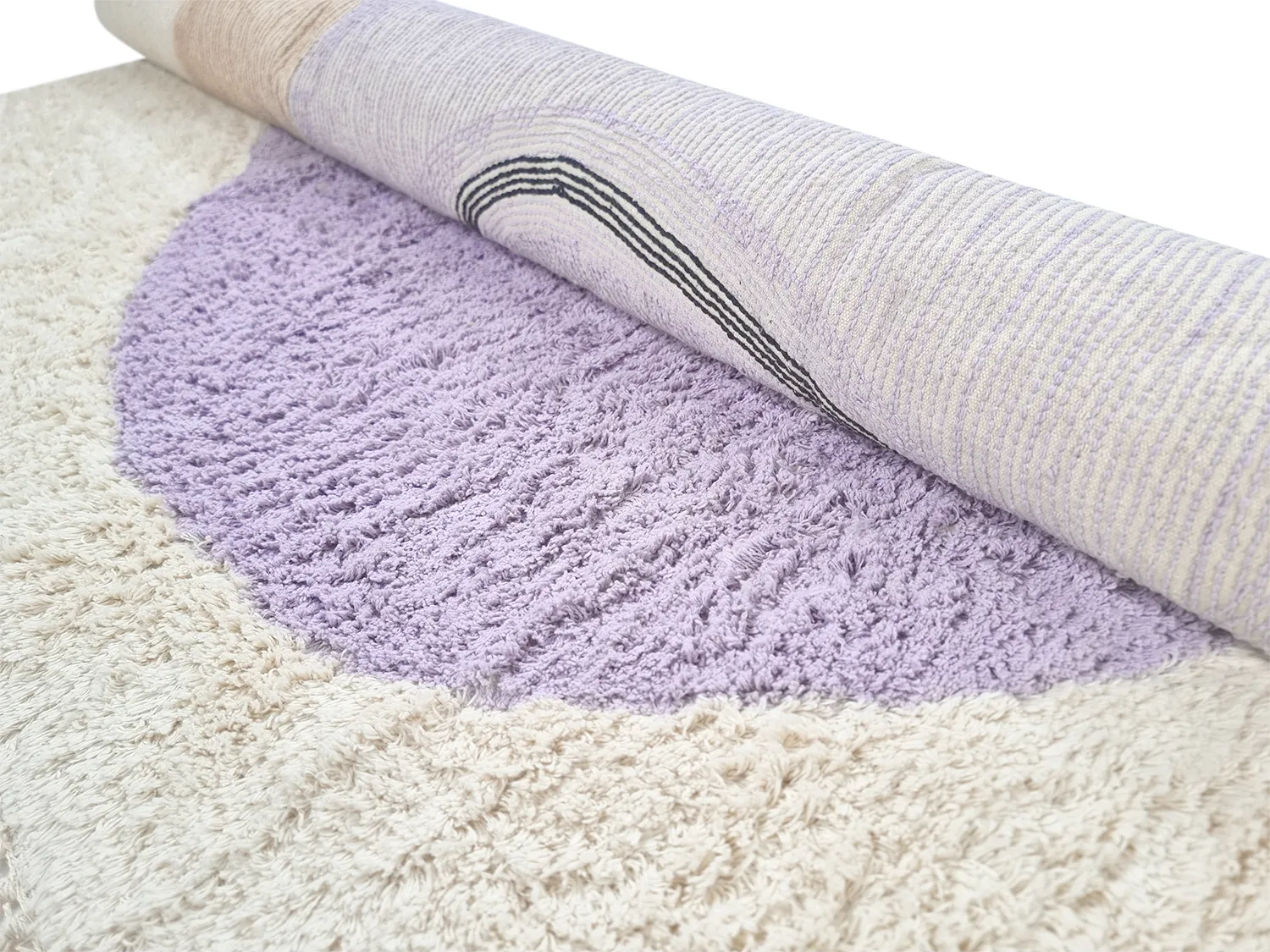 Shaggy rugs - Londa Natural Cotton Shaggy (multi)