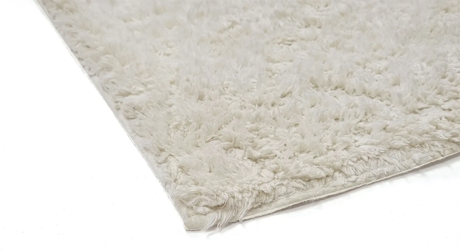 Shaggy rugs - Sion Natural Cotton Shaggy (offwhite)