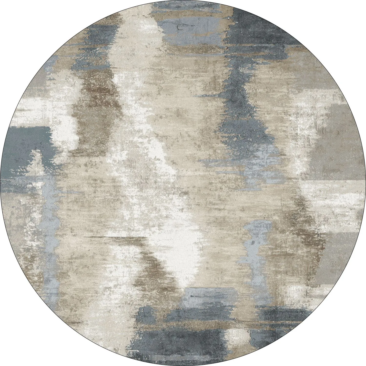 Round rug - Arwen (blue/multi)
