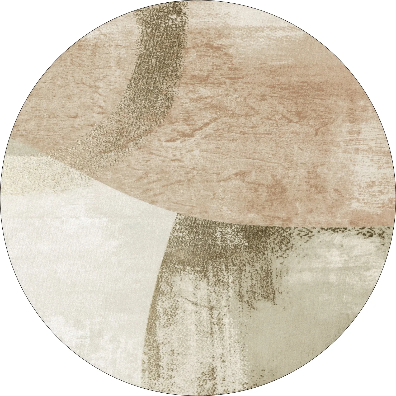 Round rug - Fia (pink/multi)