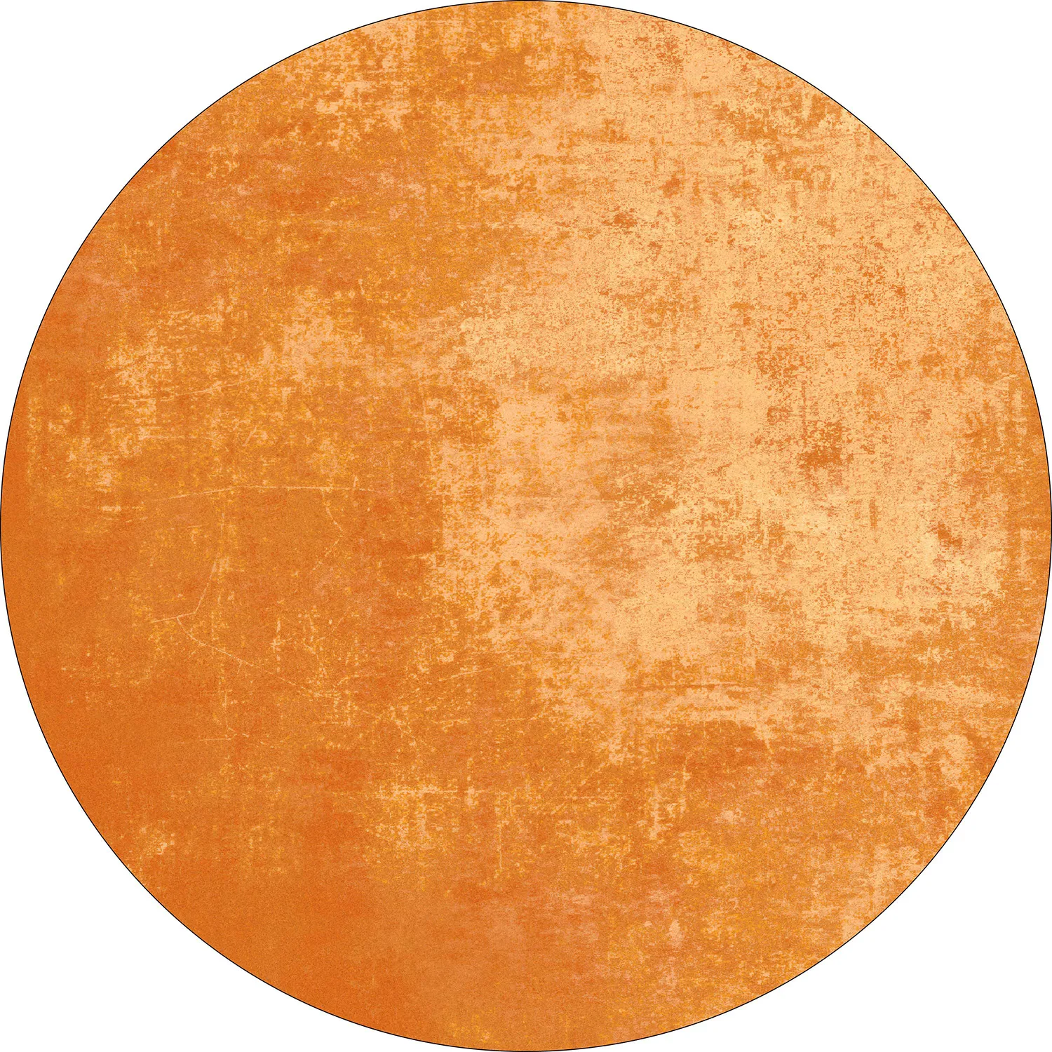 Round rug - Lynton (orange)