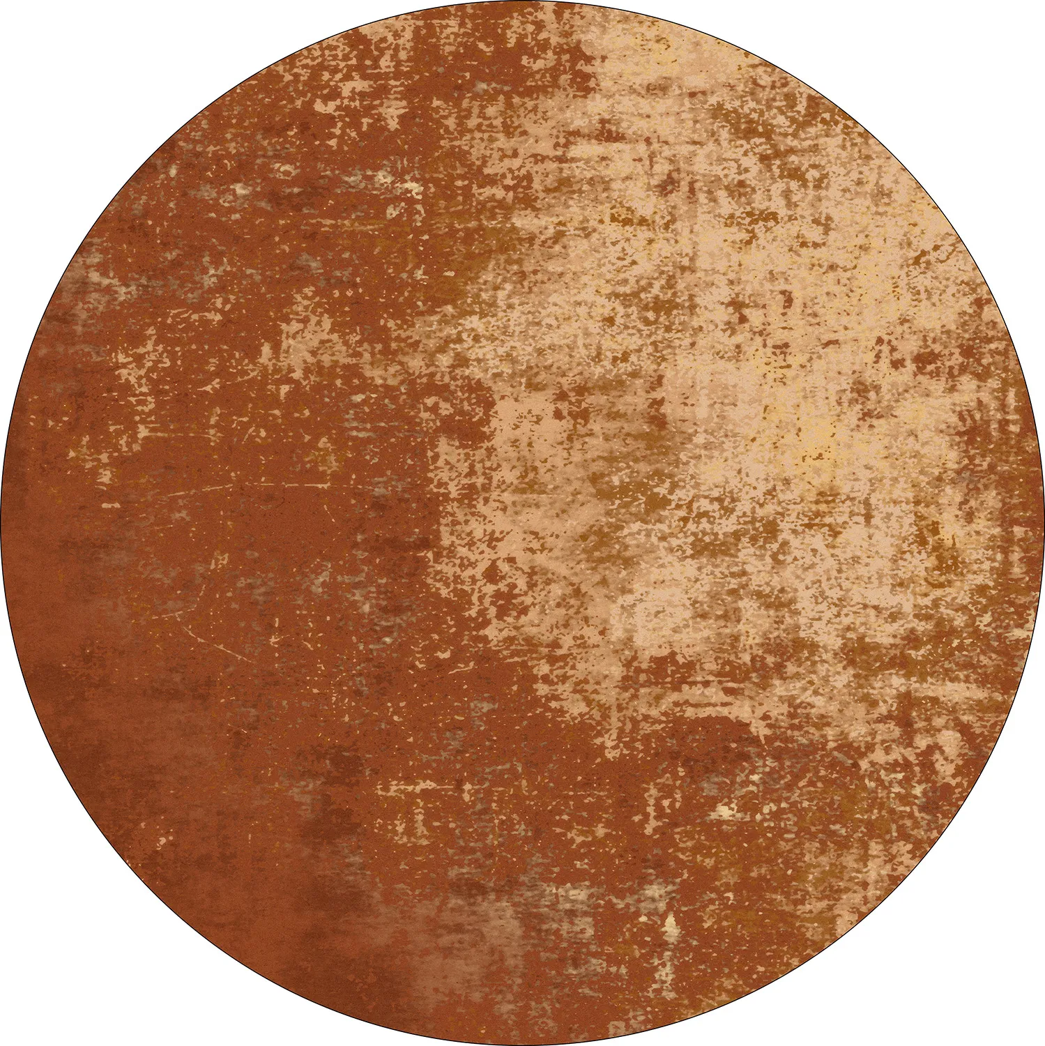 Round rug - Lynton (terra cotta)