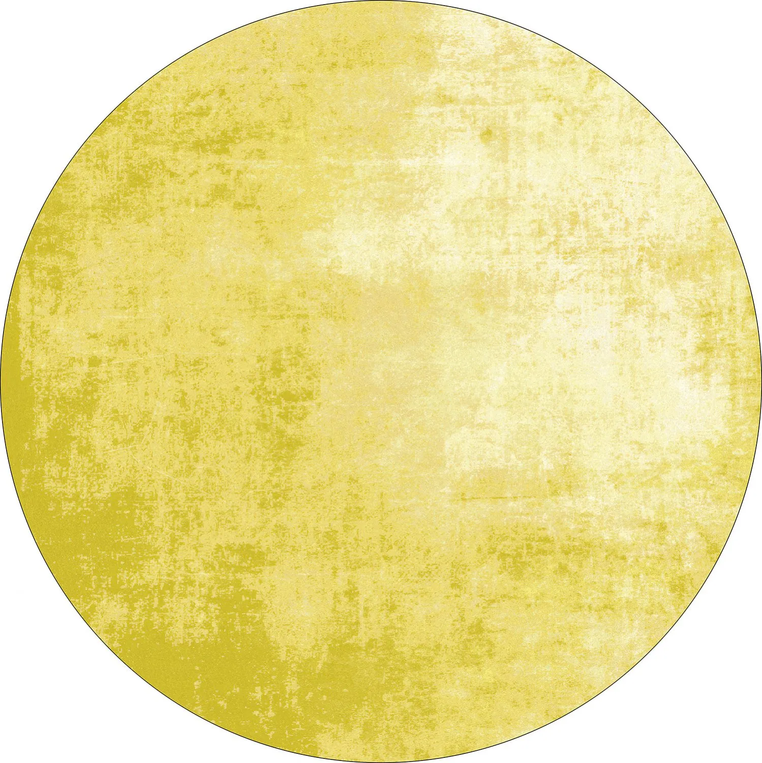 Round rug - Lynton (yellow)
