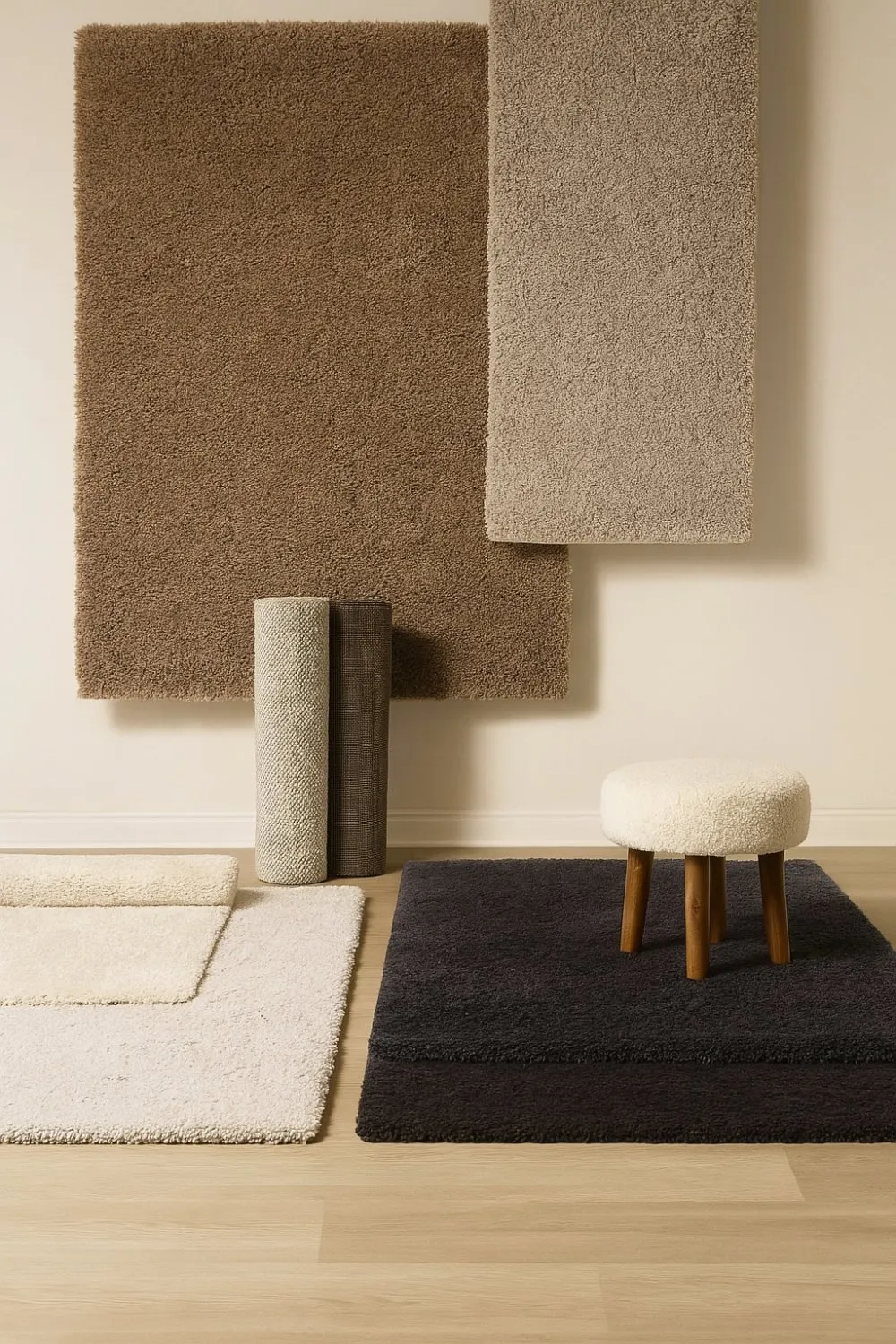 Shaggy rugs - Antuco (dark grey)