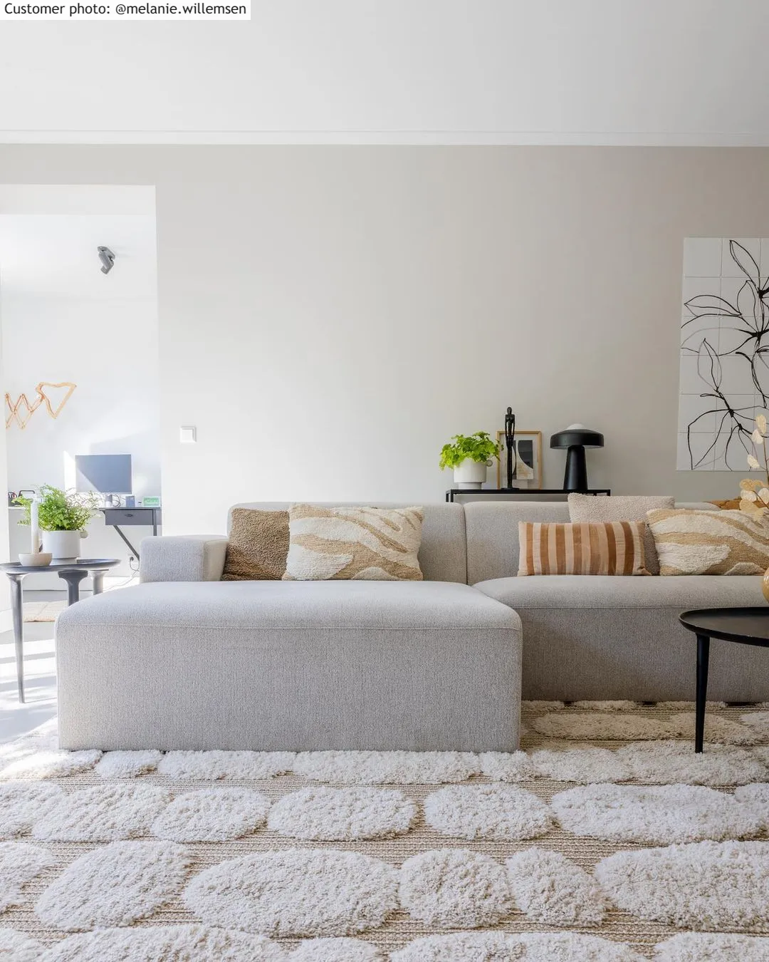 Shaggy rugs - Fondi (beige)