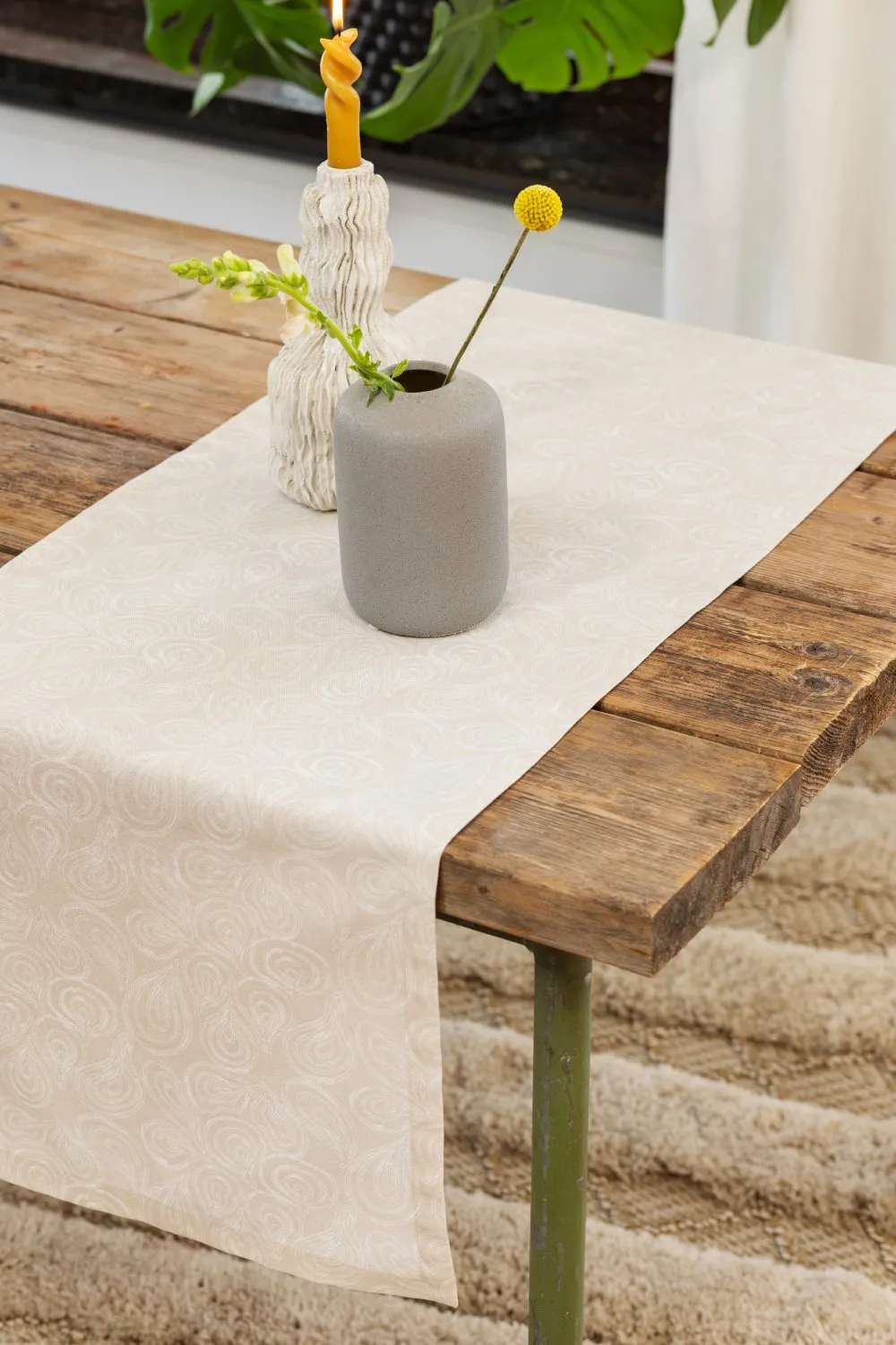 Table runner - Merja (beige)