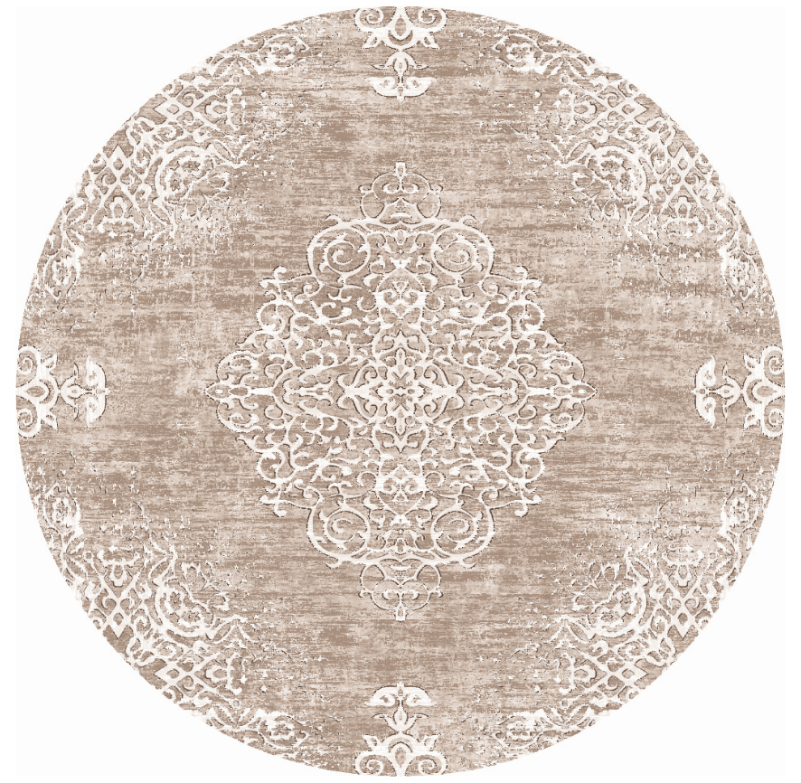 Round rug - Milazzo (beige)