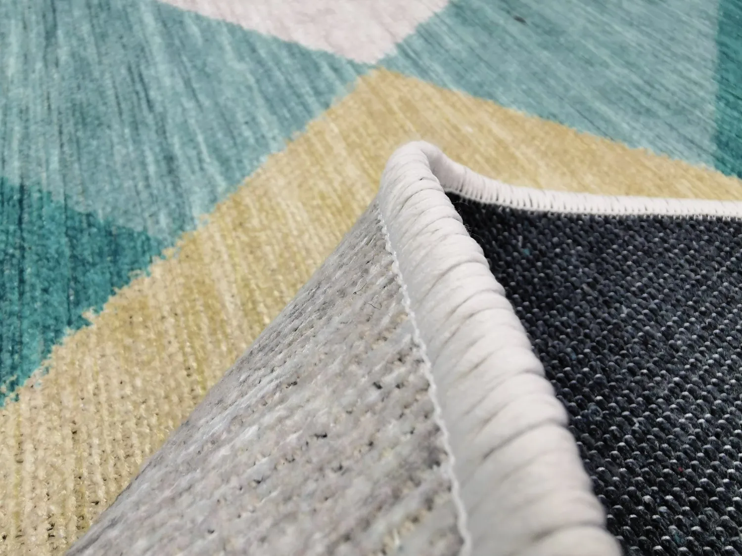 Round rug - Temara (blue/multi)