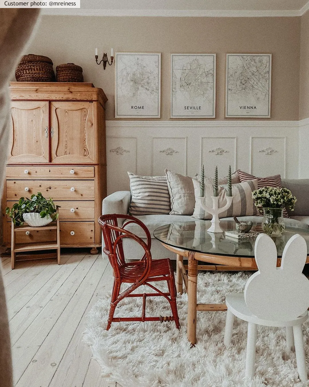 Shaggy rugs - Janjira (white)