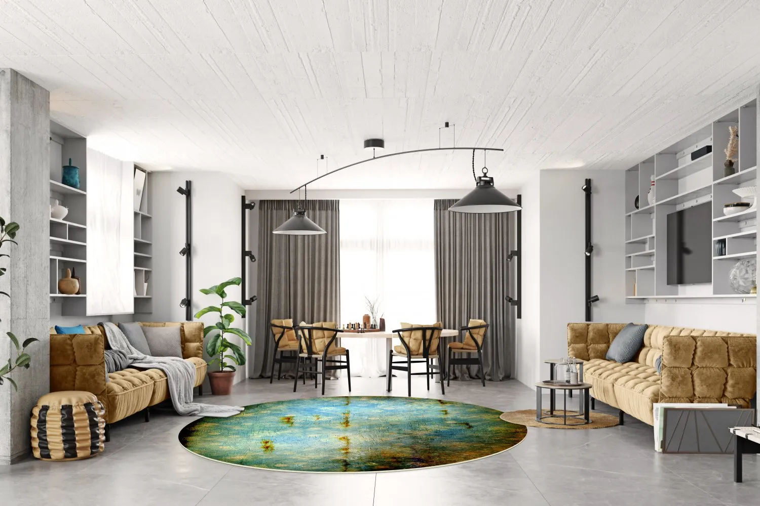 Round rug - Livno (multi)