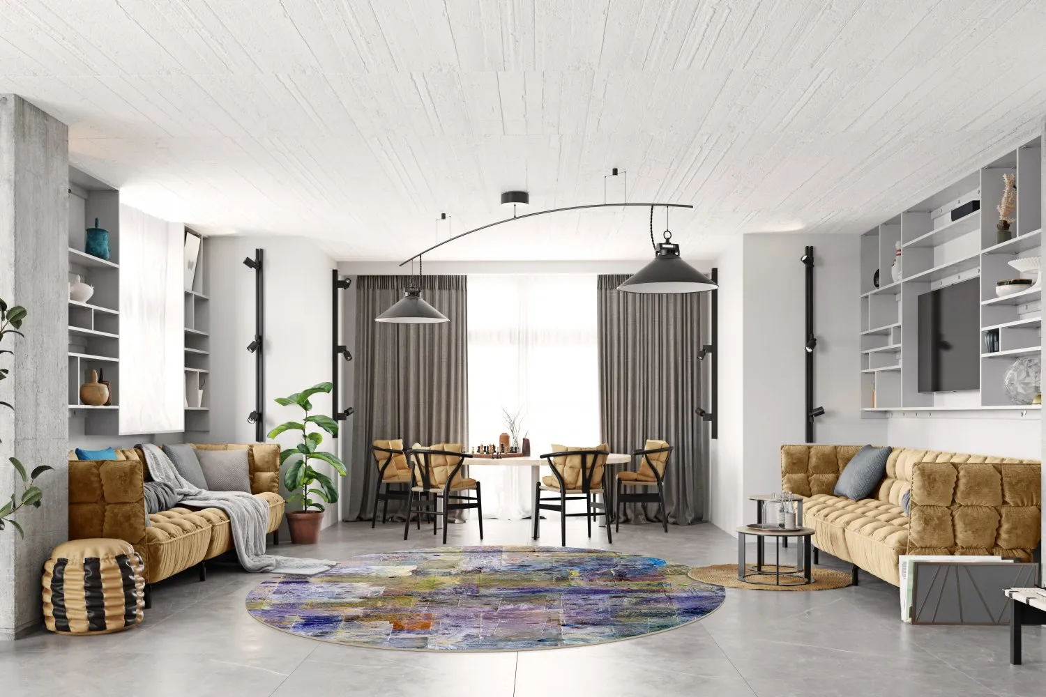 Round rug - Padua (multi)