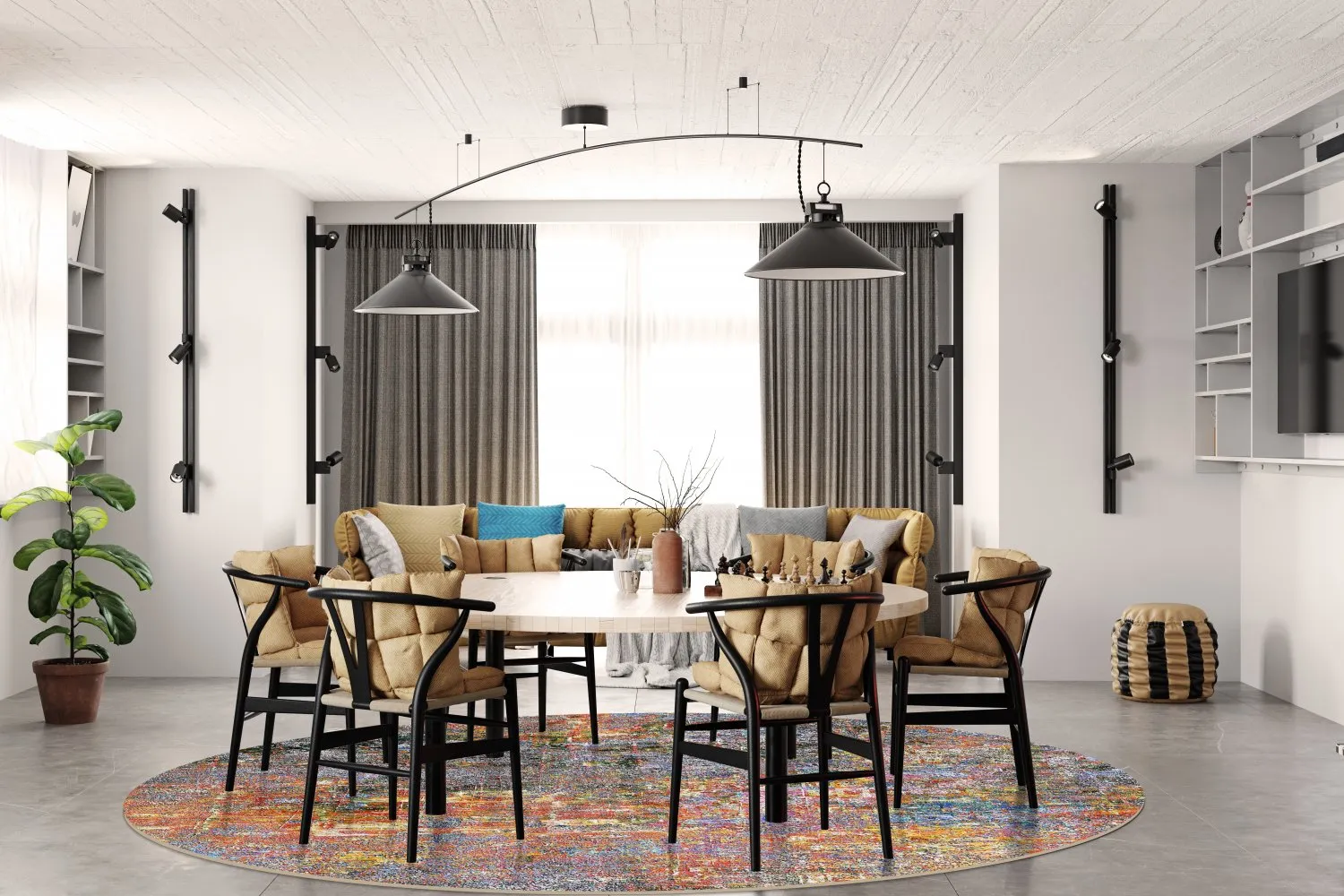 Round rug - Almonte (multi)