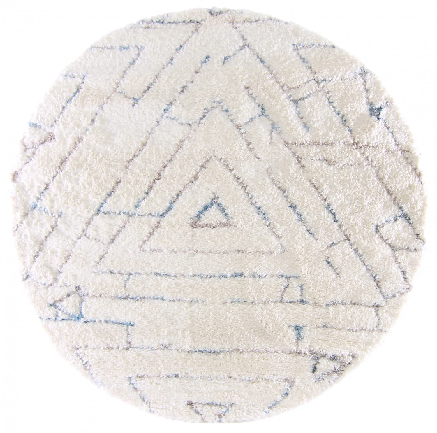 Round rugs - Valencia (blue/multi)