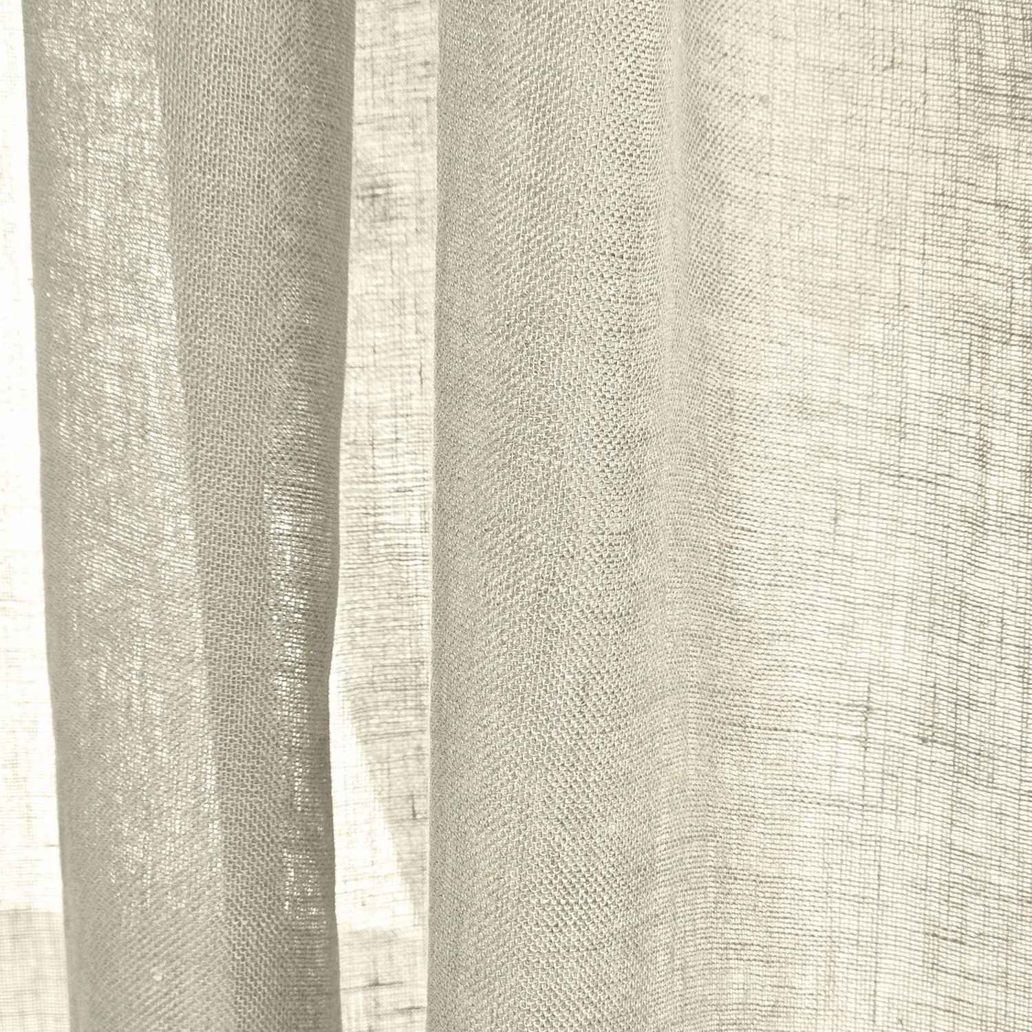 Curtains 2-Pack - Linen Curtain Noemi (beige)