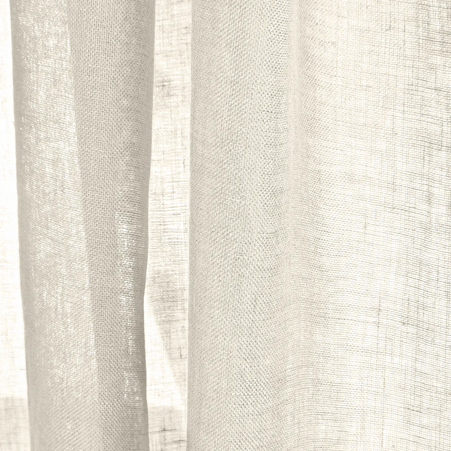 Curtains 2-Pack - Linen Curtain Noemi (cream)