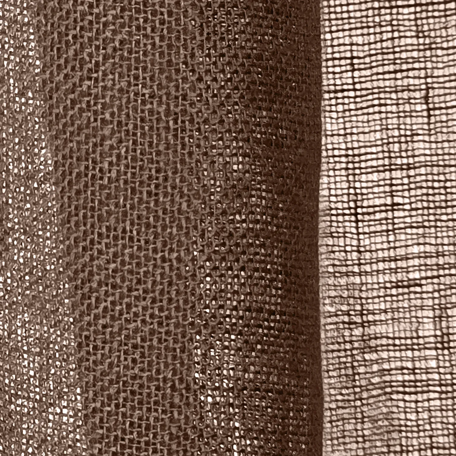 Curtains 2-Pack - Linen Curtain Noemi (dark brown)