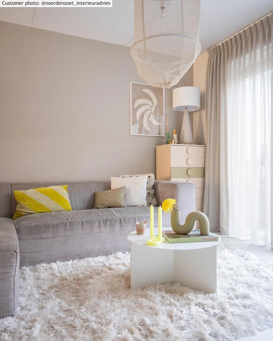 Shaggy rugs - Janjira (white)