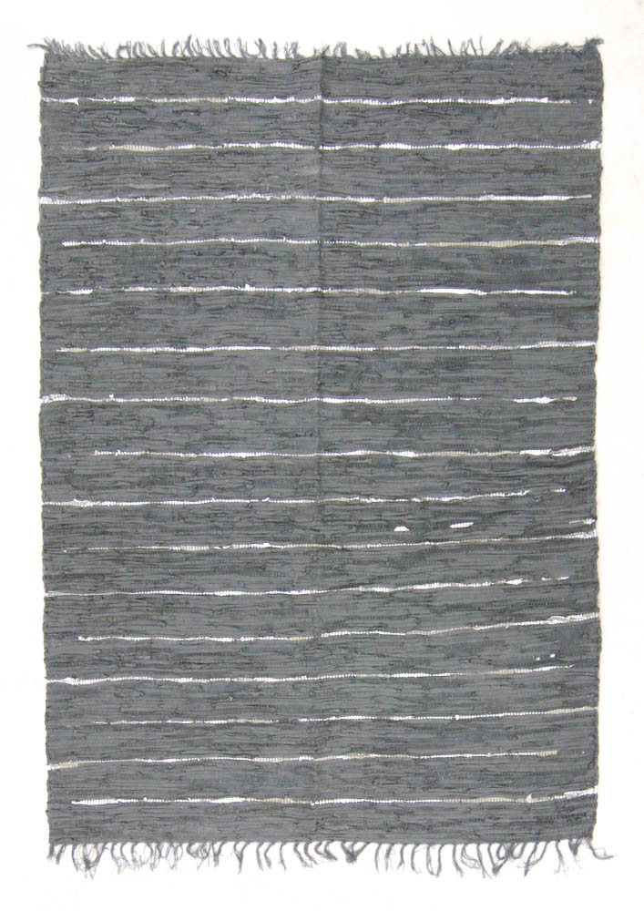 Rag rugs - Nordal Design (grey - 100% leather)
