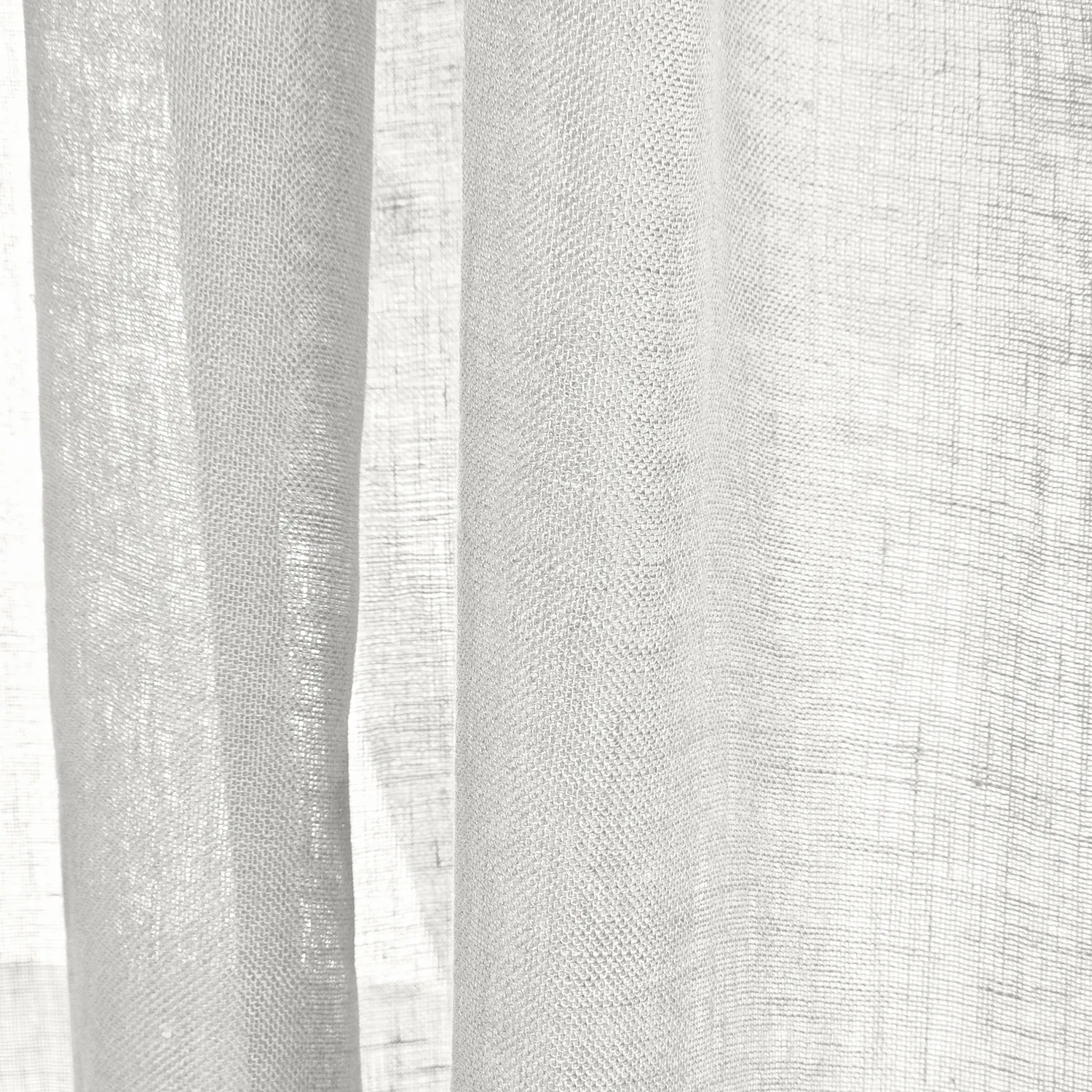 Curtains 2-Pack - Linen Curtain Noemi (white)
