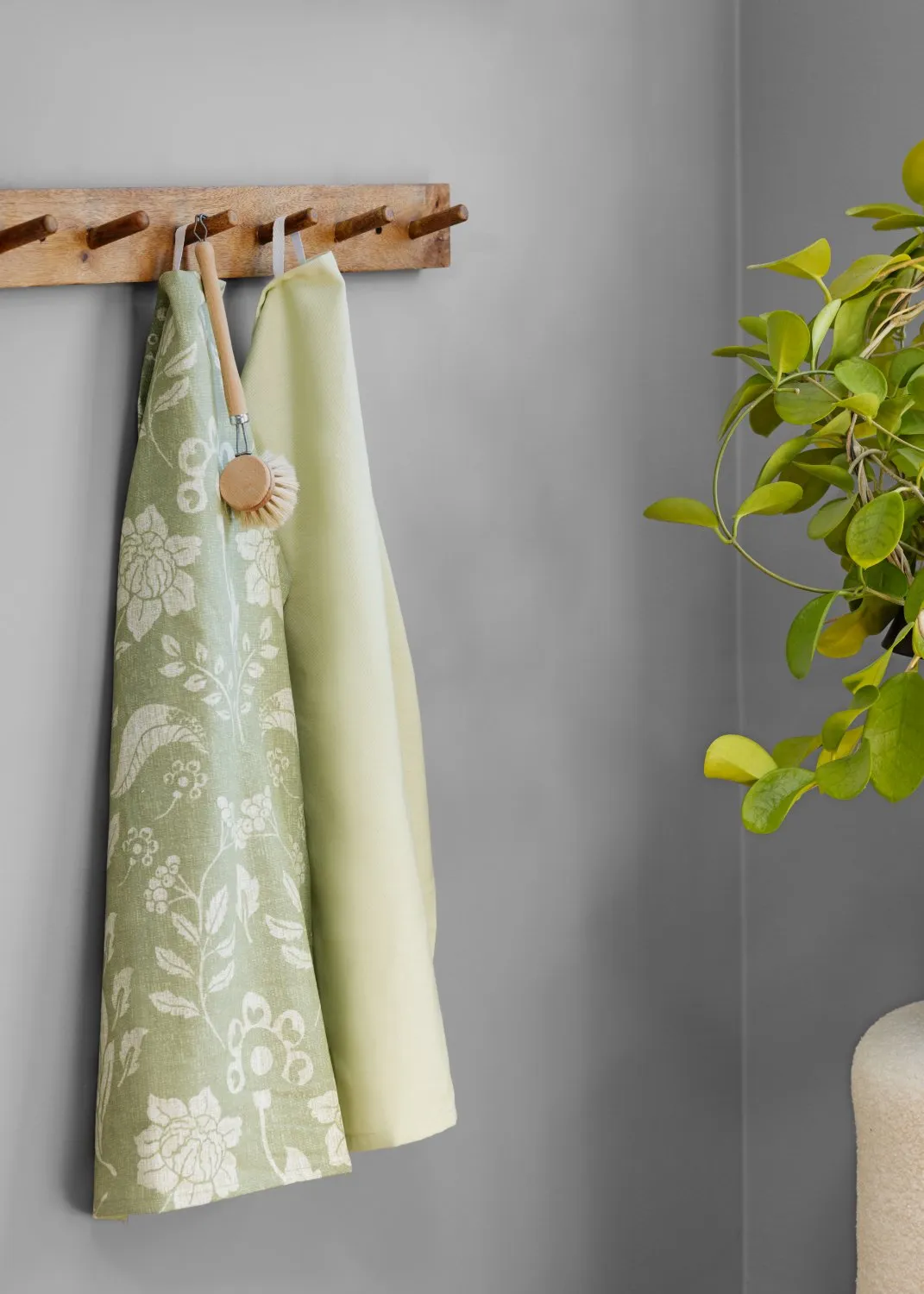 Kitchen towels 2-pack - Onni (green)