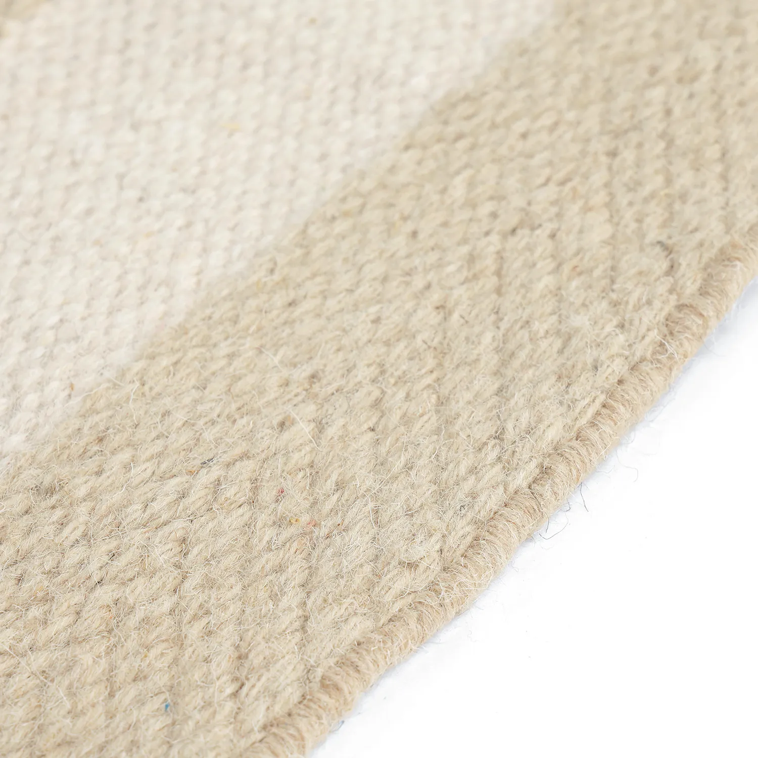 Irregular wool rug - Kystaro (cream/beige)