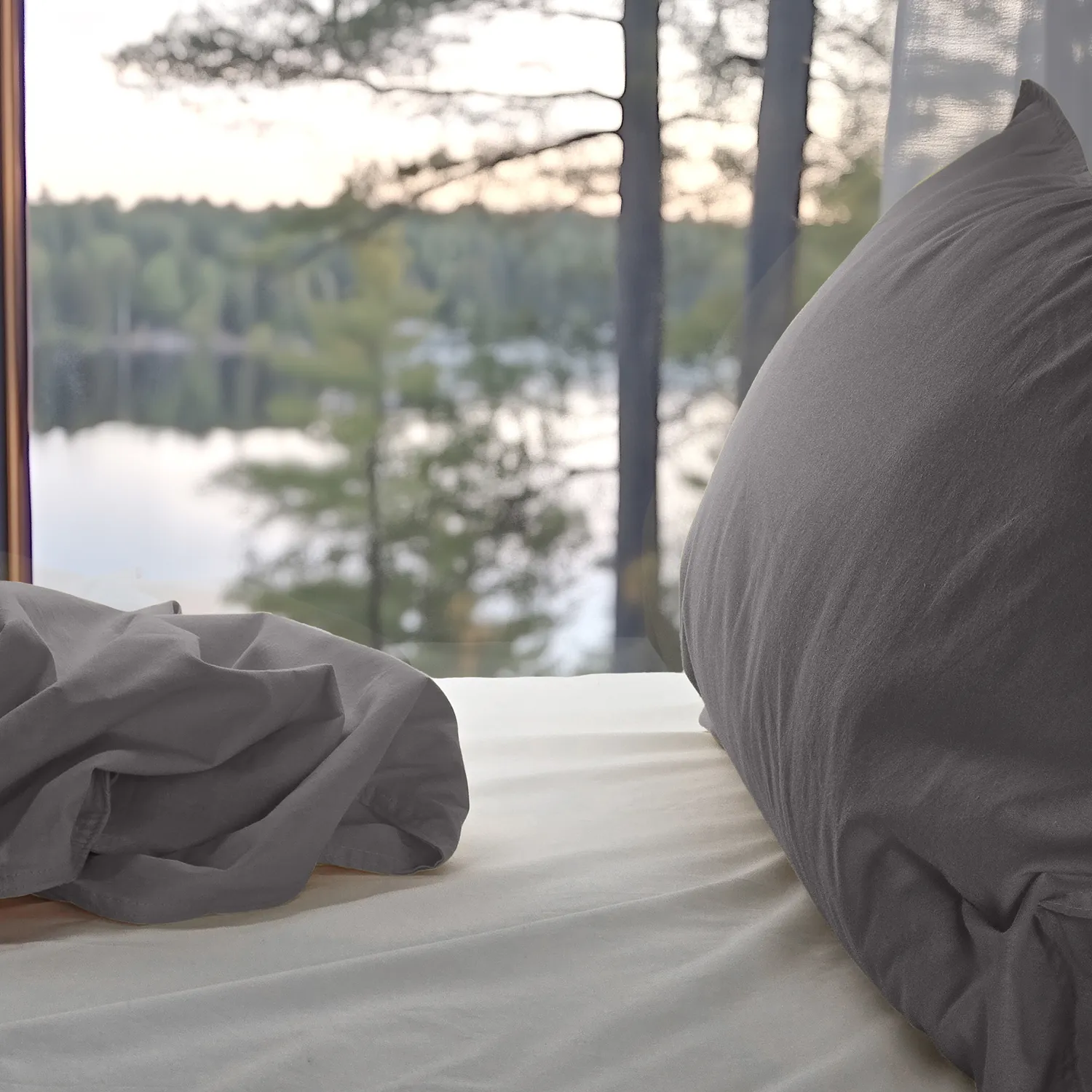 Pillowcase - Lysander (dark grey)
