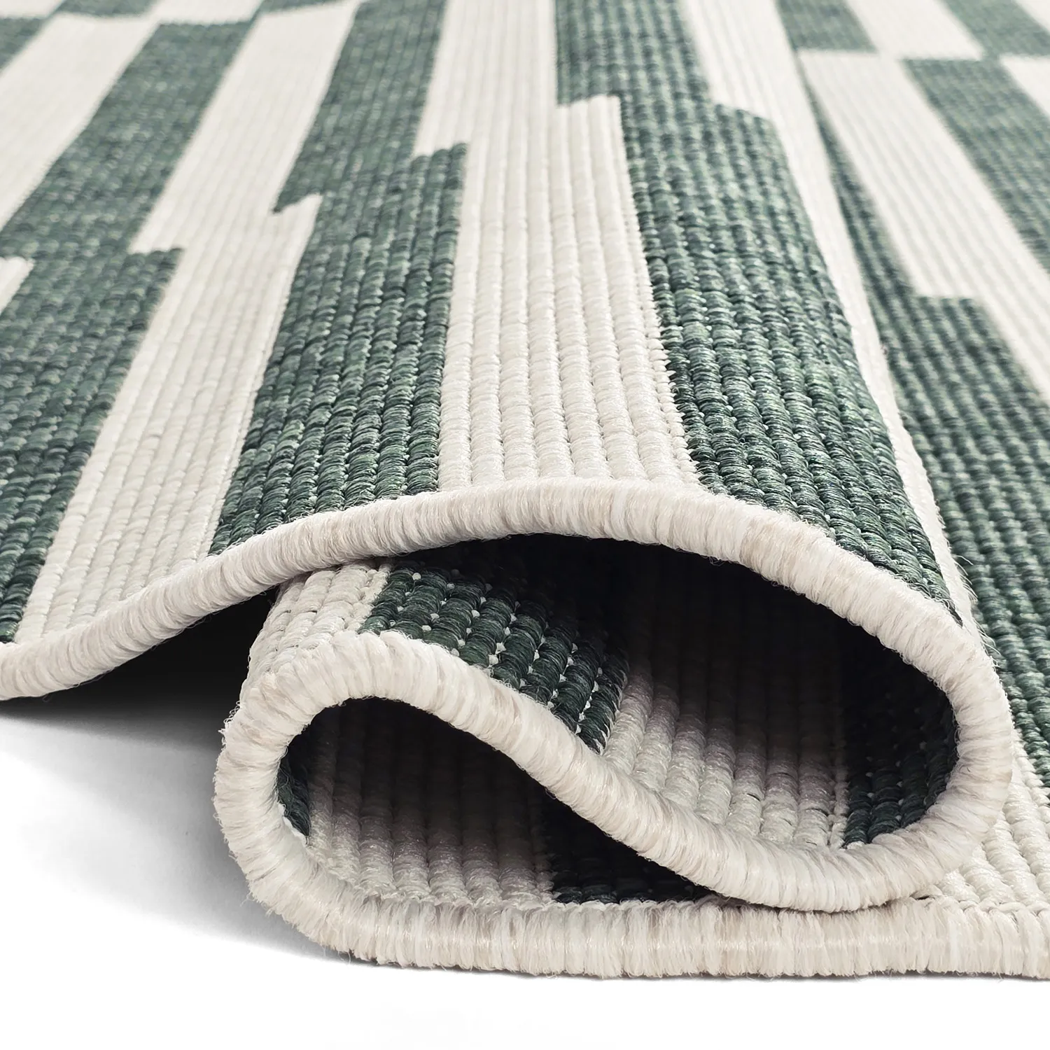 Round rug - Indoor/Outdoor Otto (green)