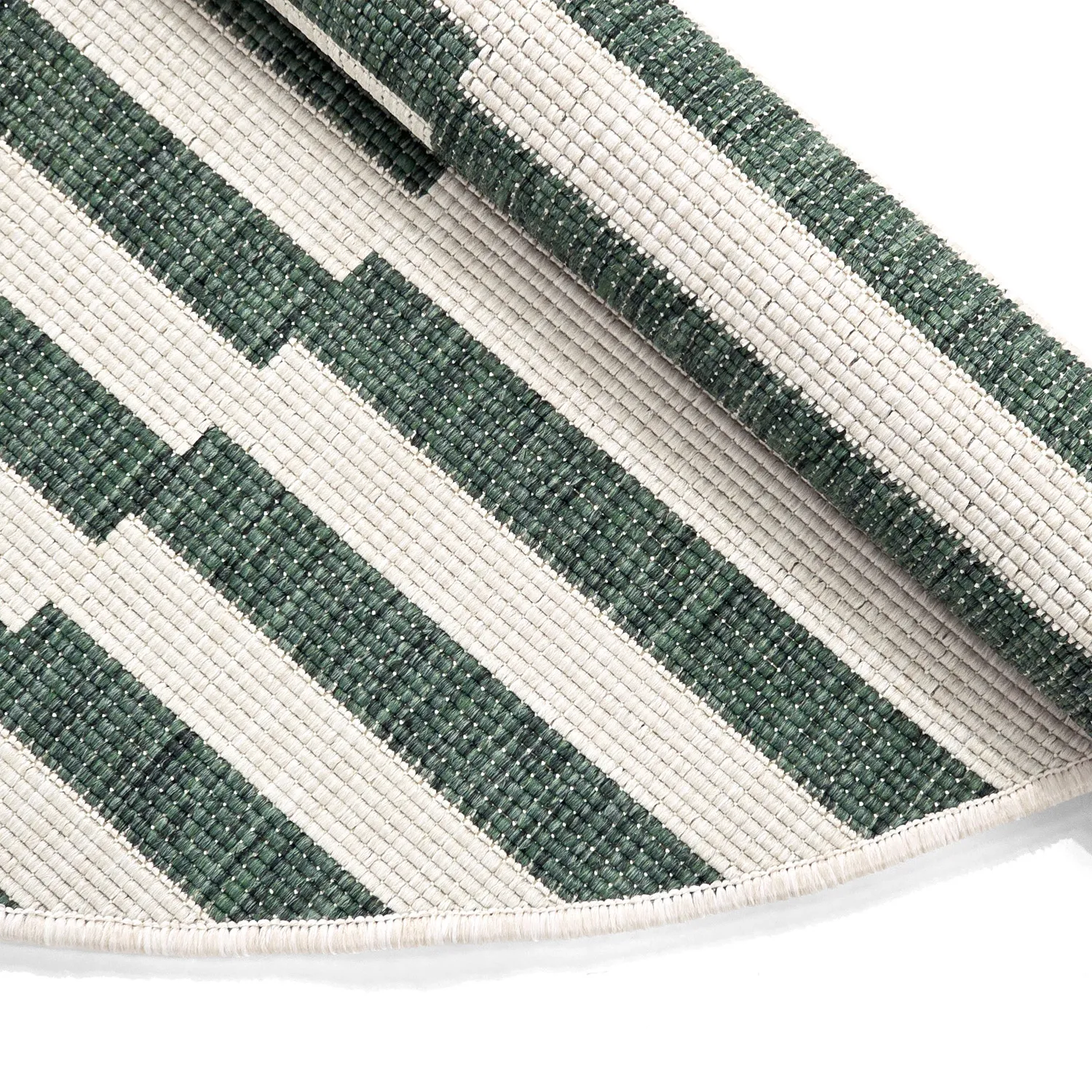 Round rug - Indoor/Outdoor Otto (green)
