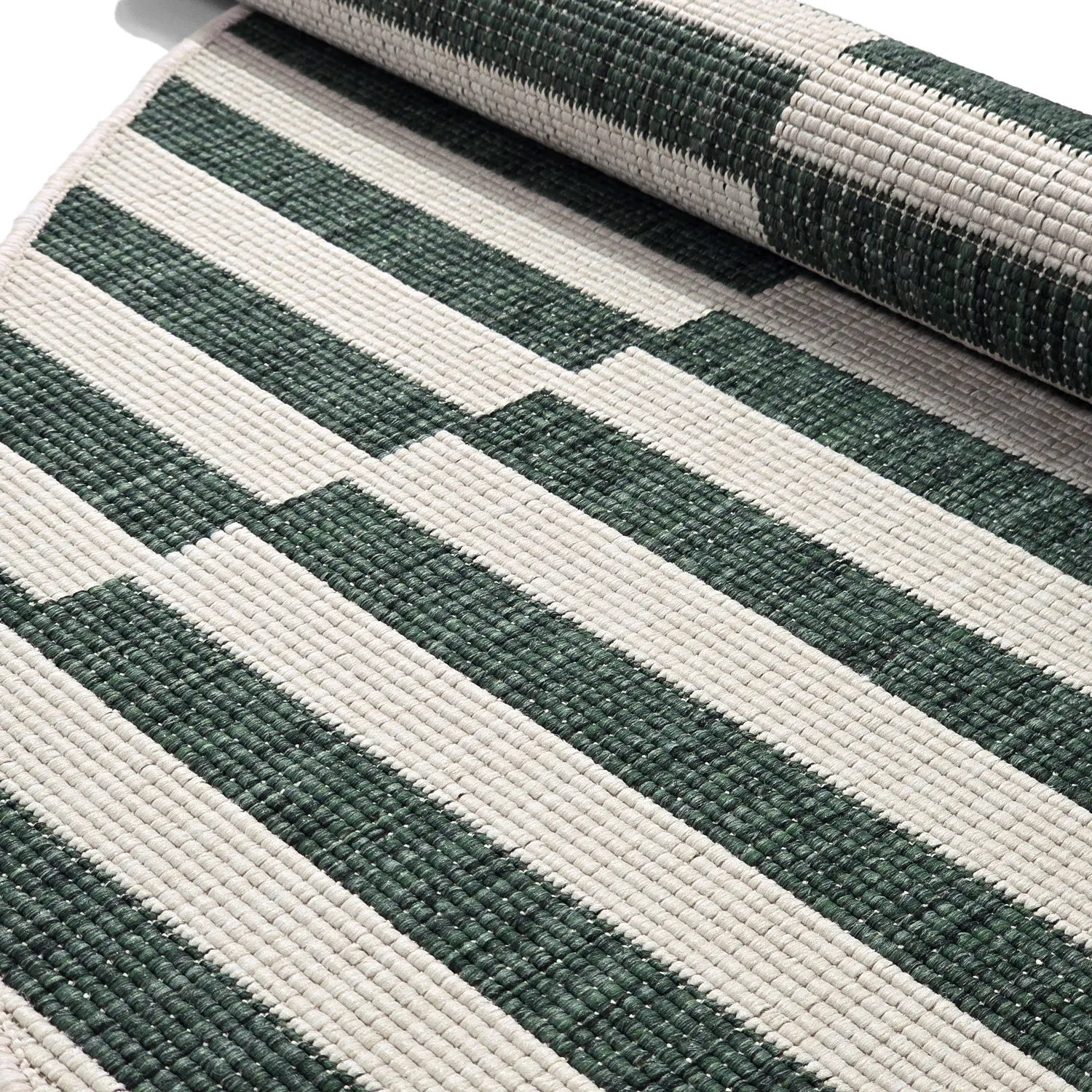 Round rug - Indoor/Outdoor Otto (green)