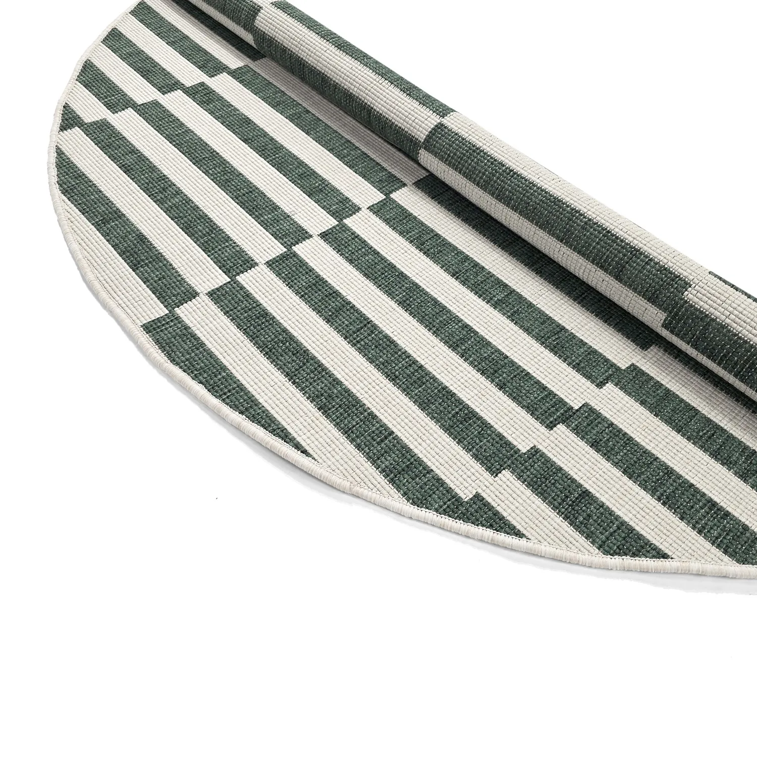 Round rug - Indoor/Outdoor Otto (green)