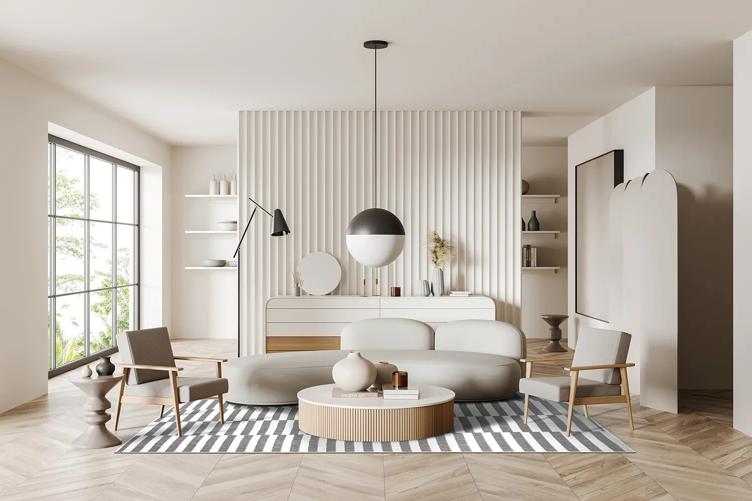 Indoor/Outdoor rug - Otto (grey)